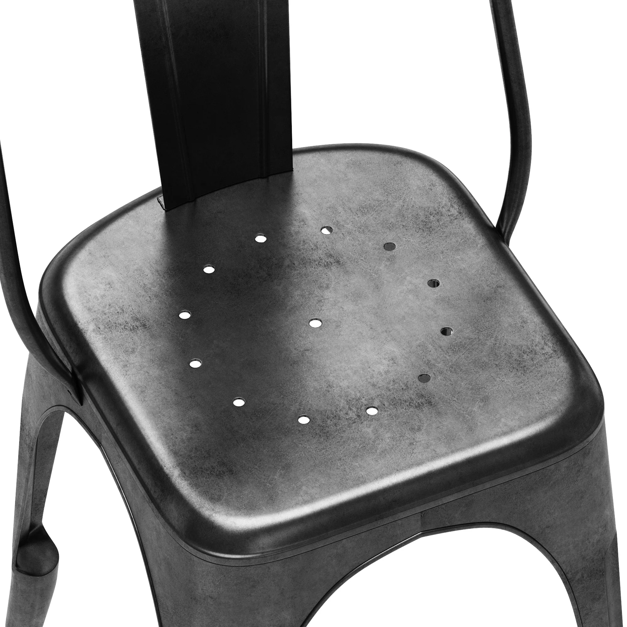 Restoration Hardware Remy Side Chair — 3D model preview 4