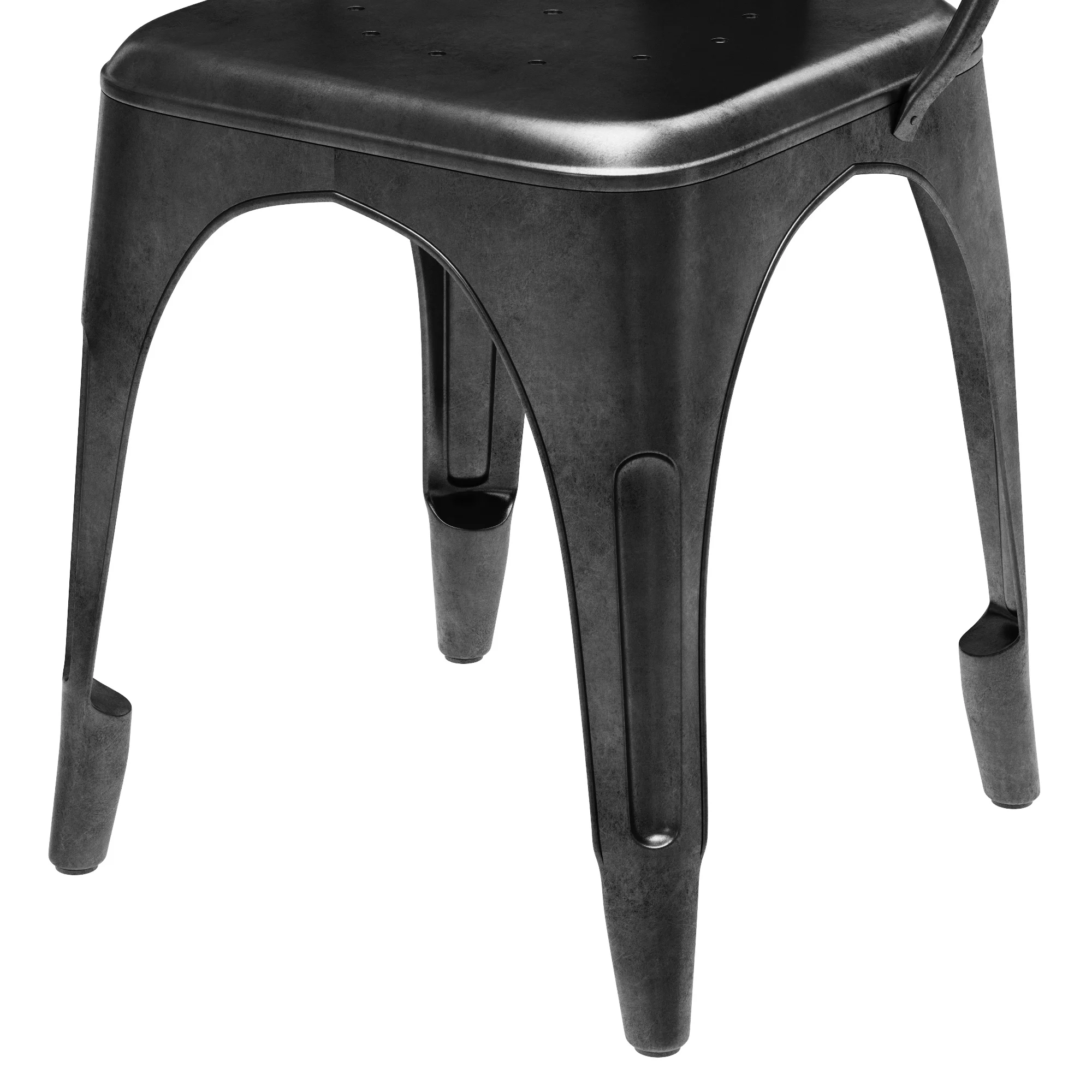 Restoration Hardware Remy Side Chair — 3D model preview 6