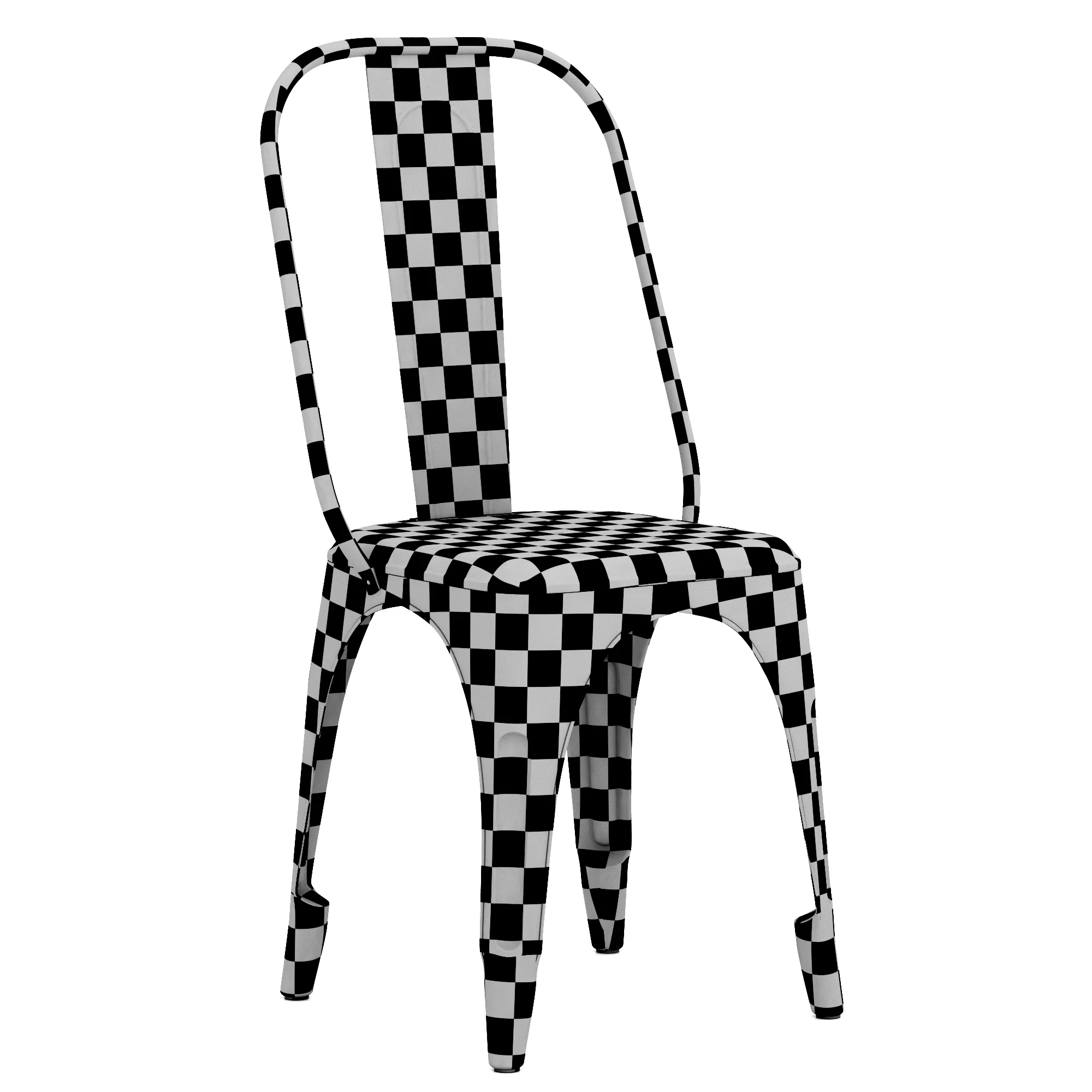 Restoration Hardware Remy Side Chair — 3D model preview 10