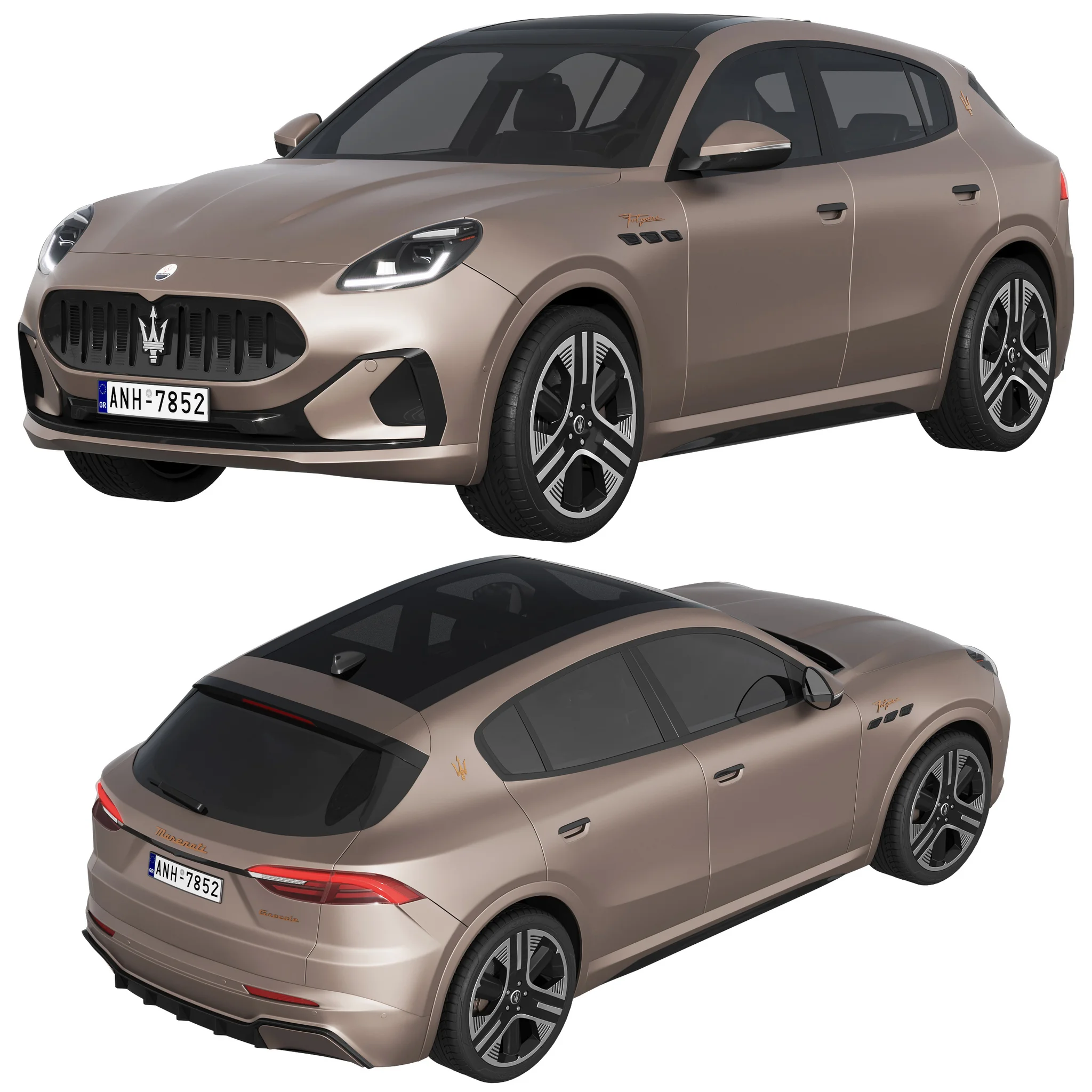 Maserati Grecale Folgore, 3D model preview 7