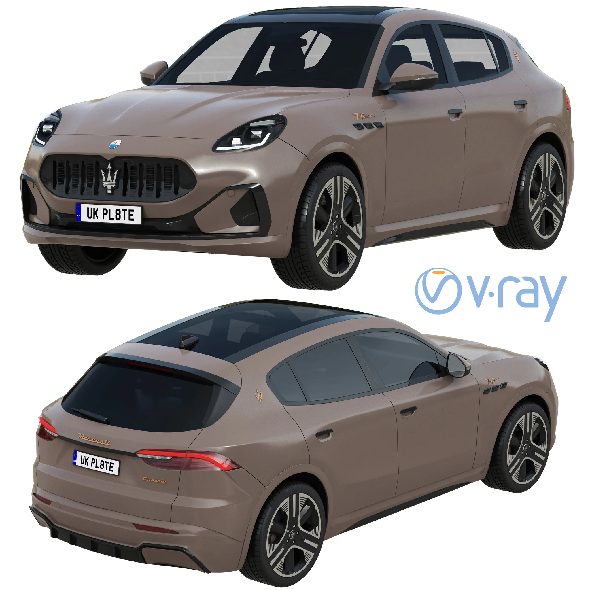 Maserati Grecale Folgore, 3D model preview 14