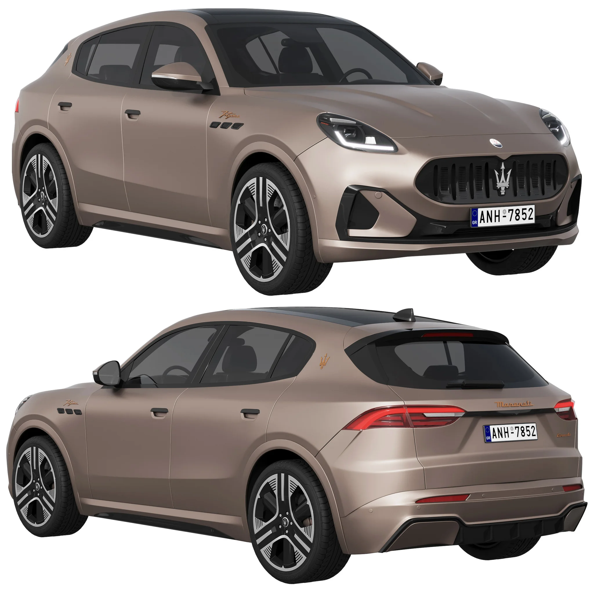 Maserati Grecale Folgore, 3D model preview 16