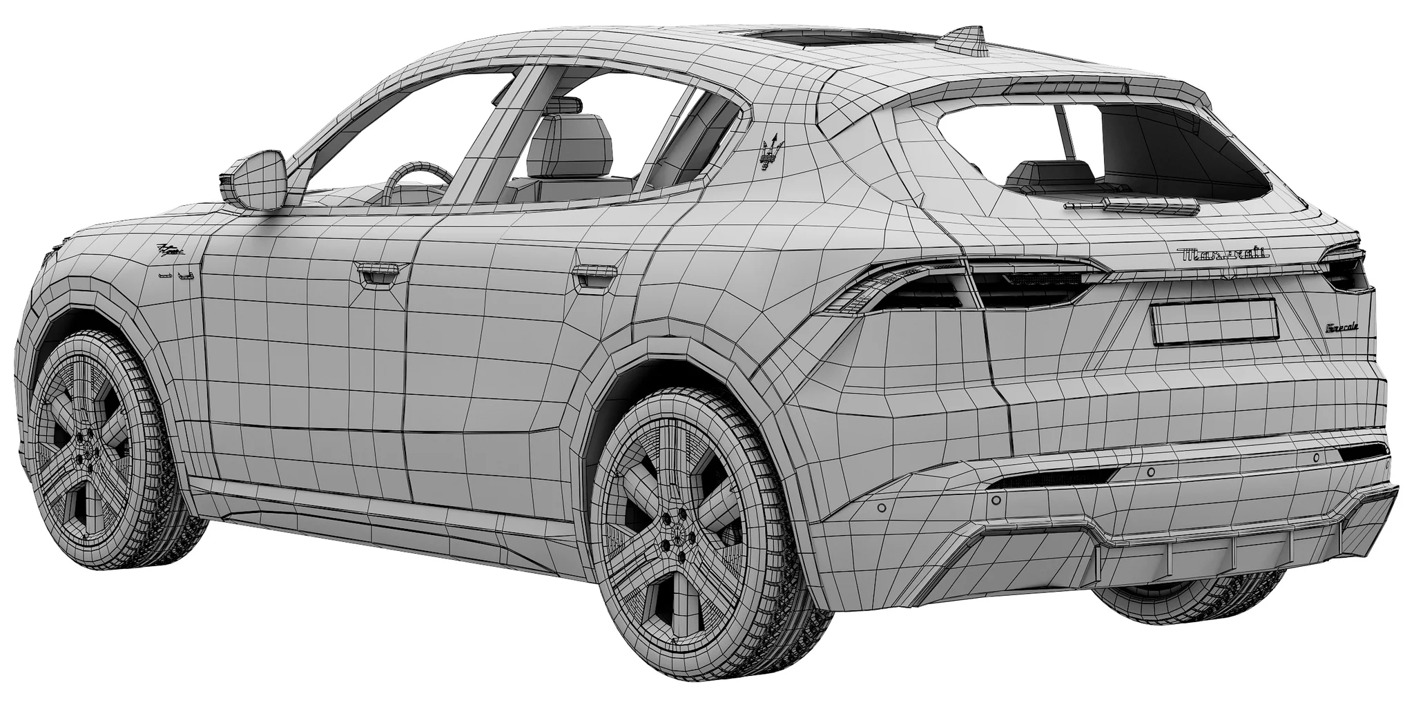 Maserati Grecale Folgore, 3D model preview 23