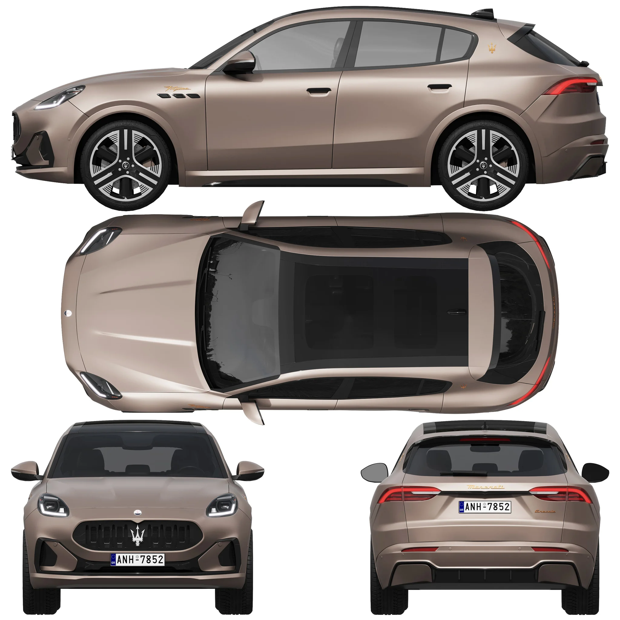 Maserati Grecale Folgore, 3D model preview 28