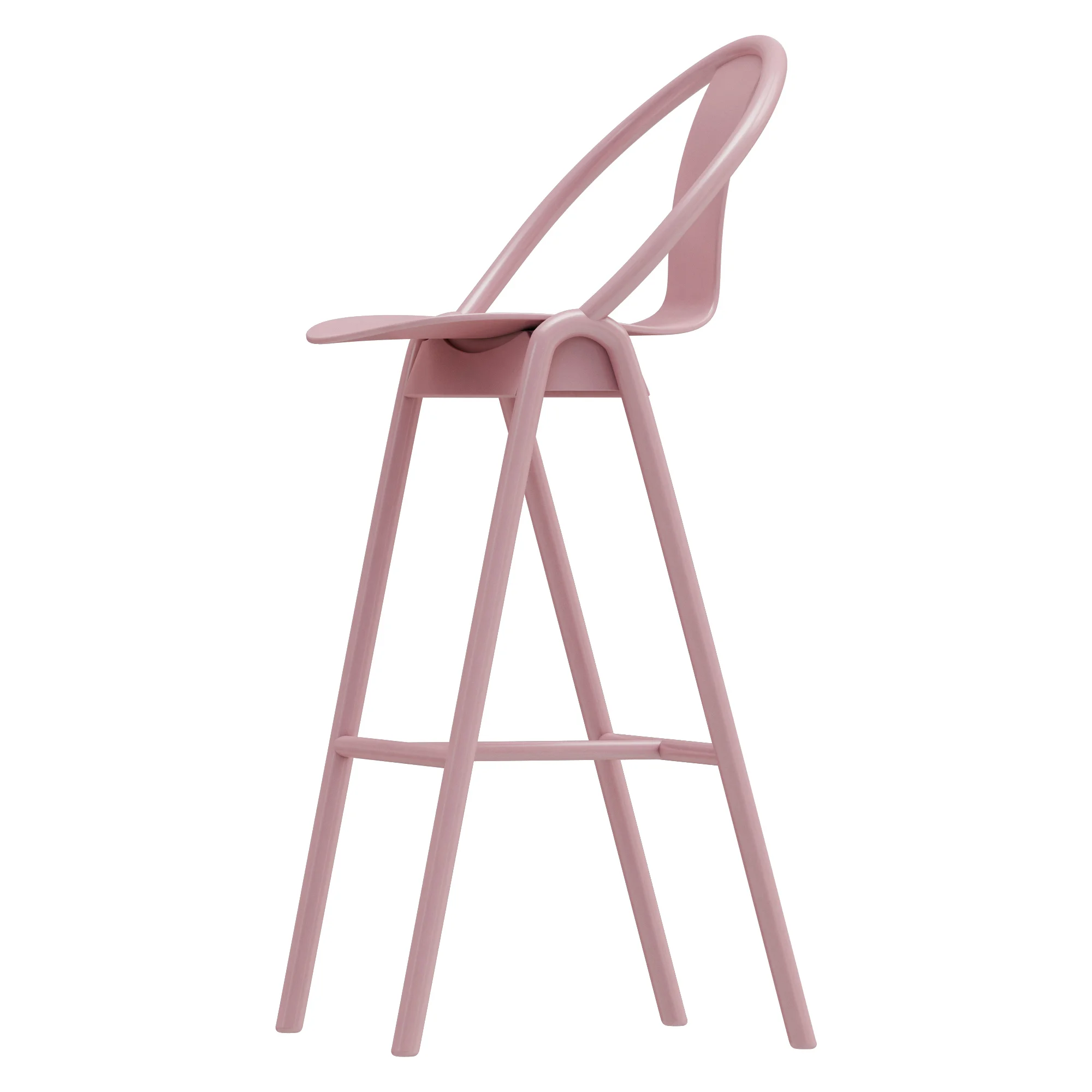 TON Again Stool, 3D model preview 4