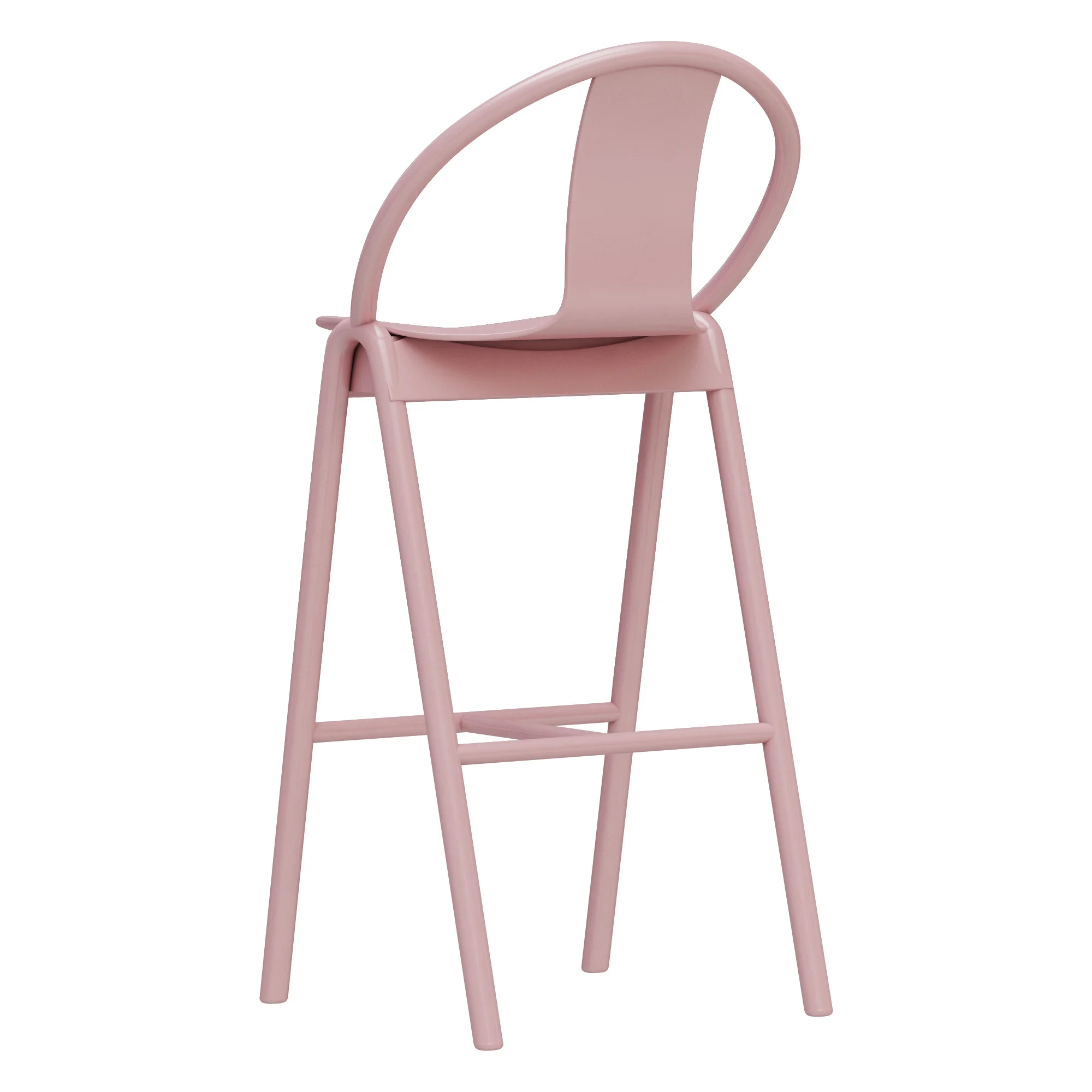 TON Again Stool, 3D model preview 7