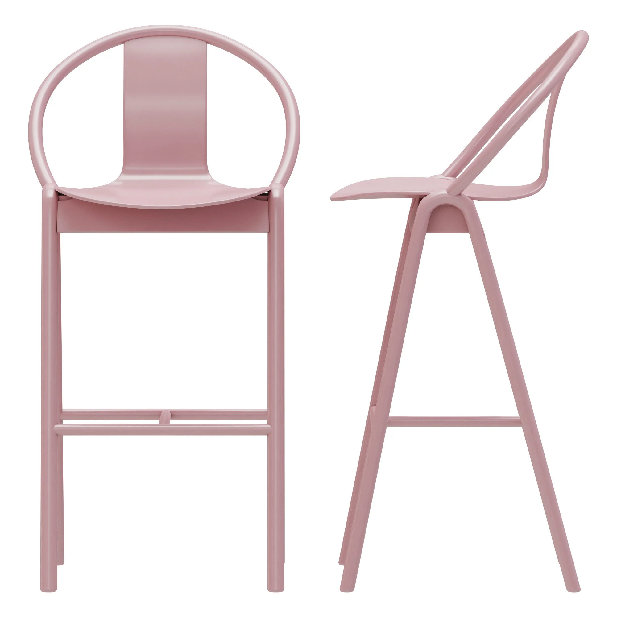 TON Again Stool, 3D model preview 9