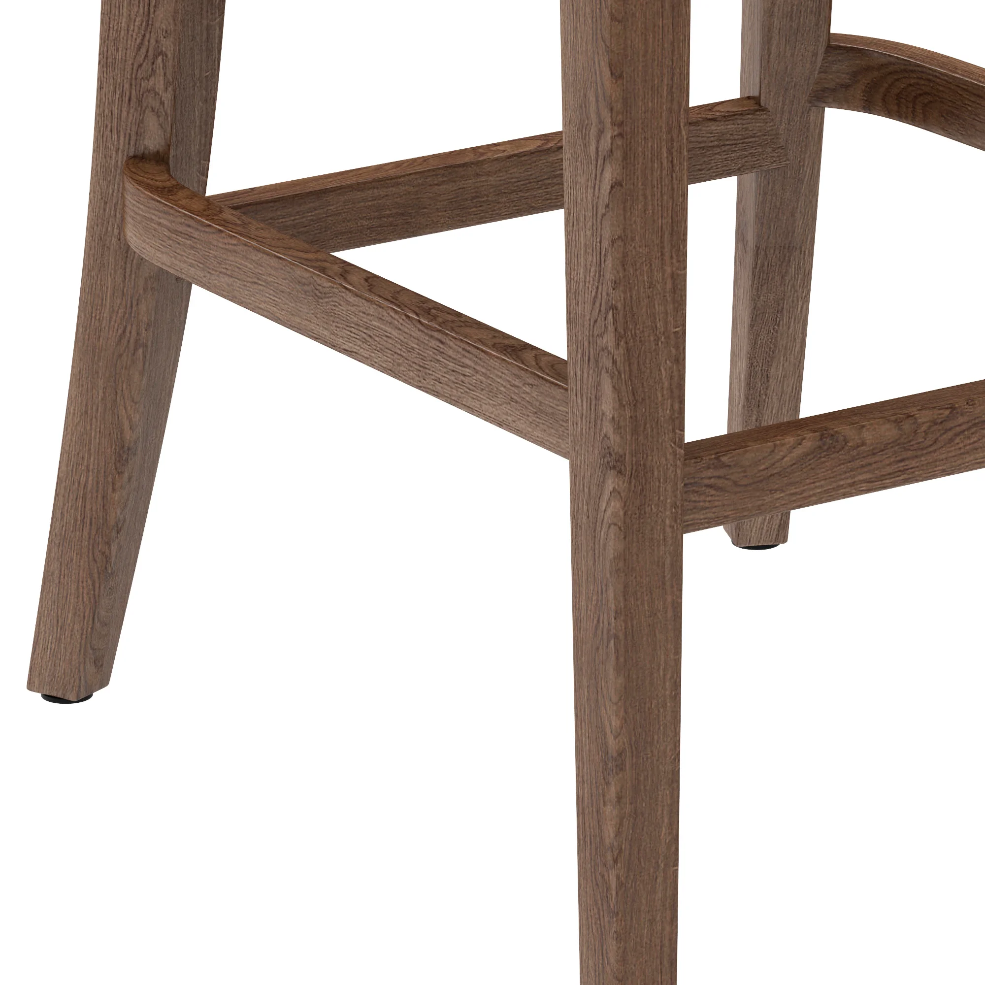 Restoration Hardware Ella Leather Stool — 3D model preview 8