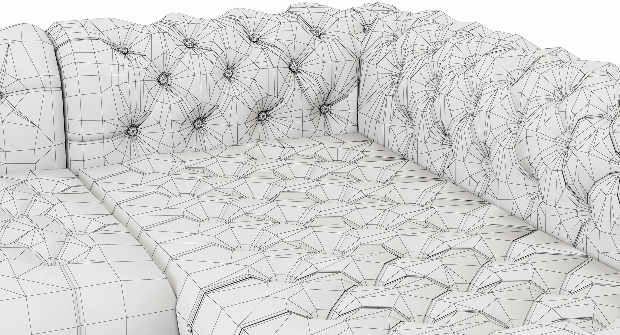 Restoration Hardware Cambridge Leather Customizable Sectional — 3D model preview 14
