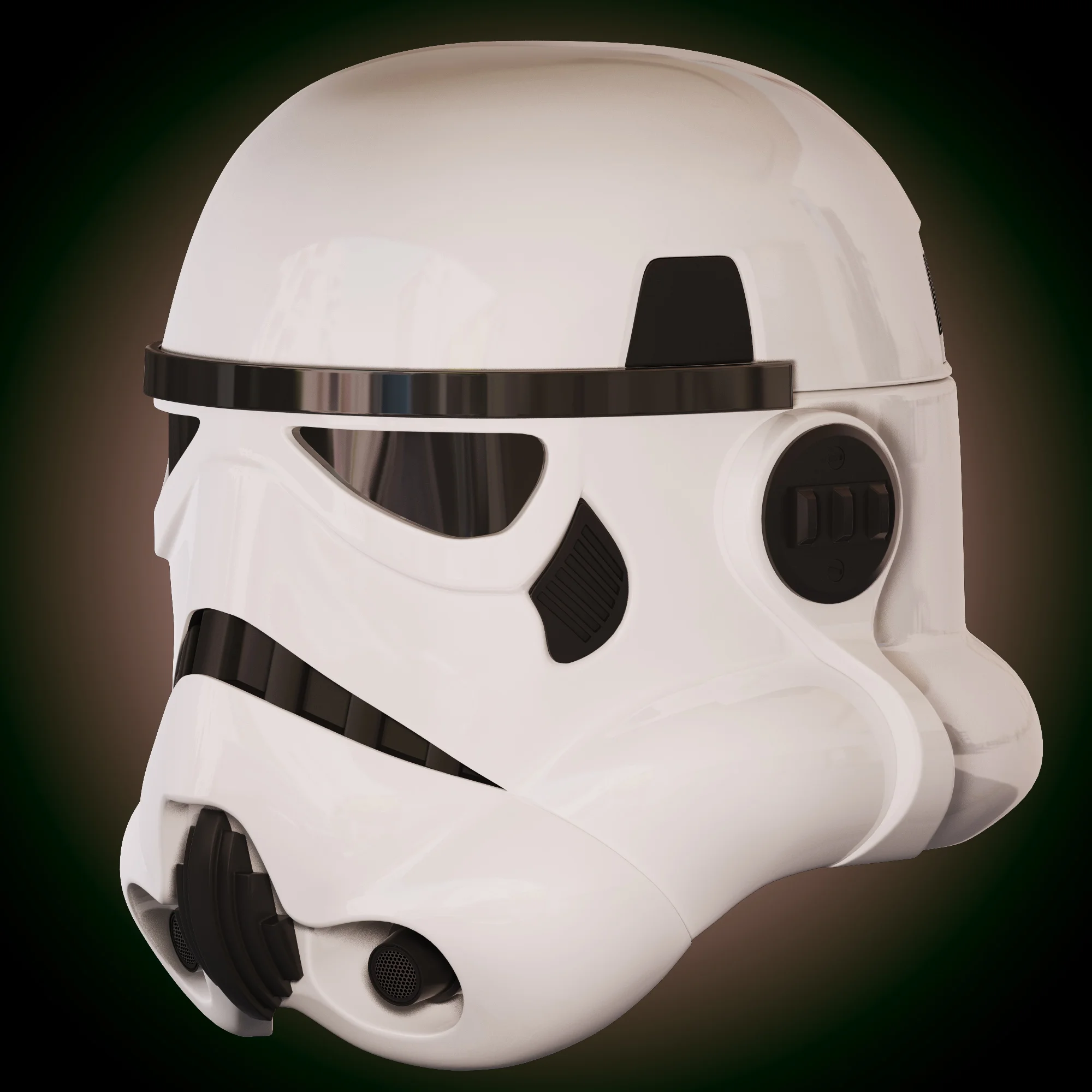 Stormtrooper Helmet — 3D model preview 9