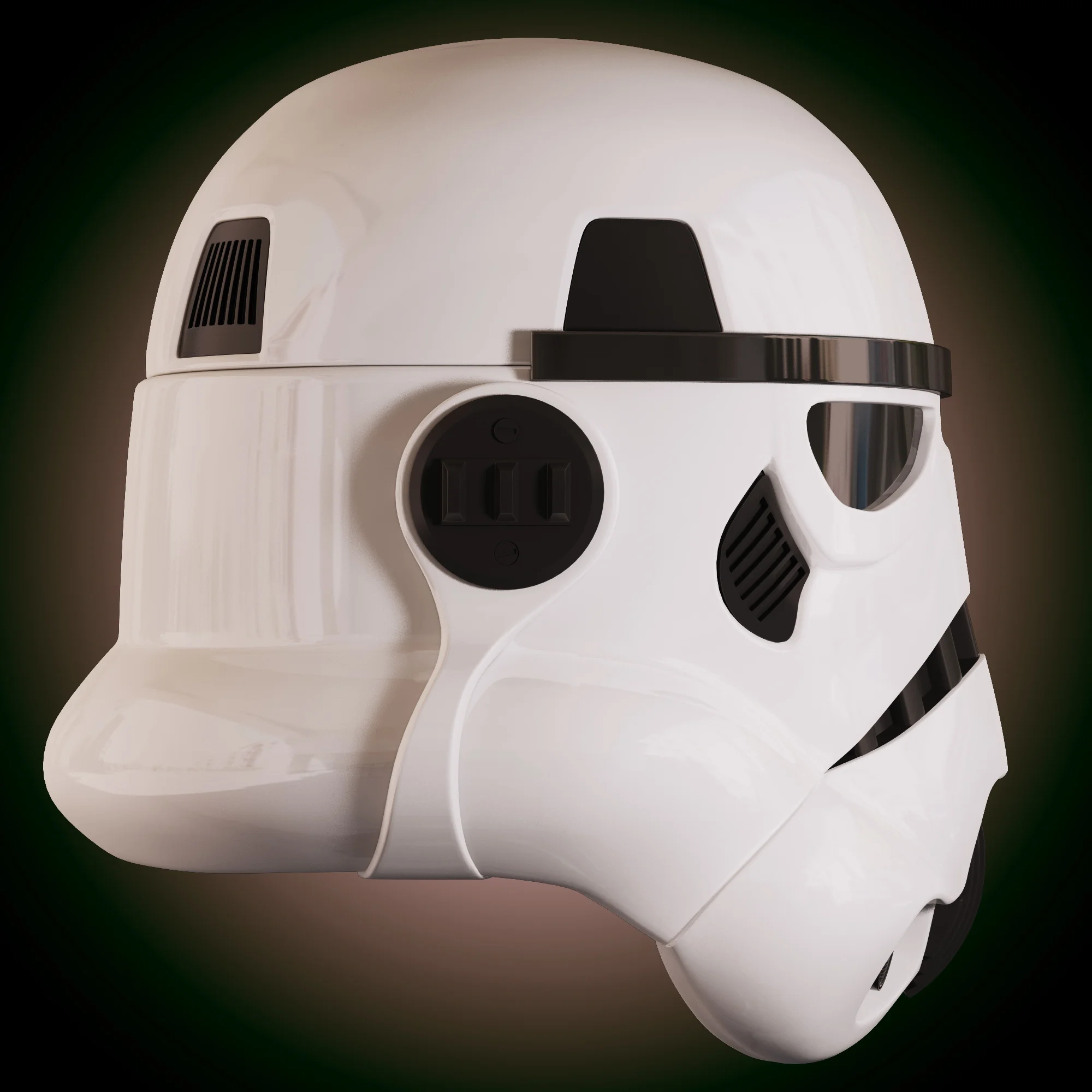 Stormtrooper Helmet — 3D model preview 10