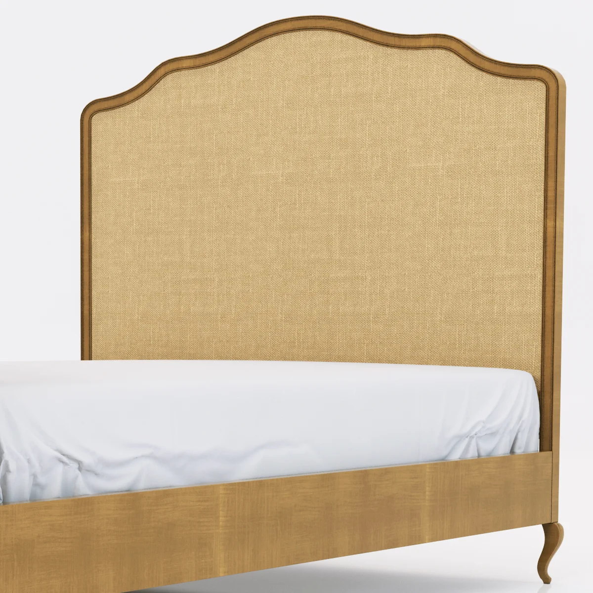 Restoration Hardware Lorraine Caned Bed — 3D model preview 6