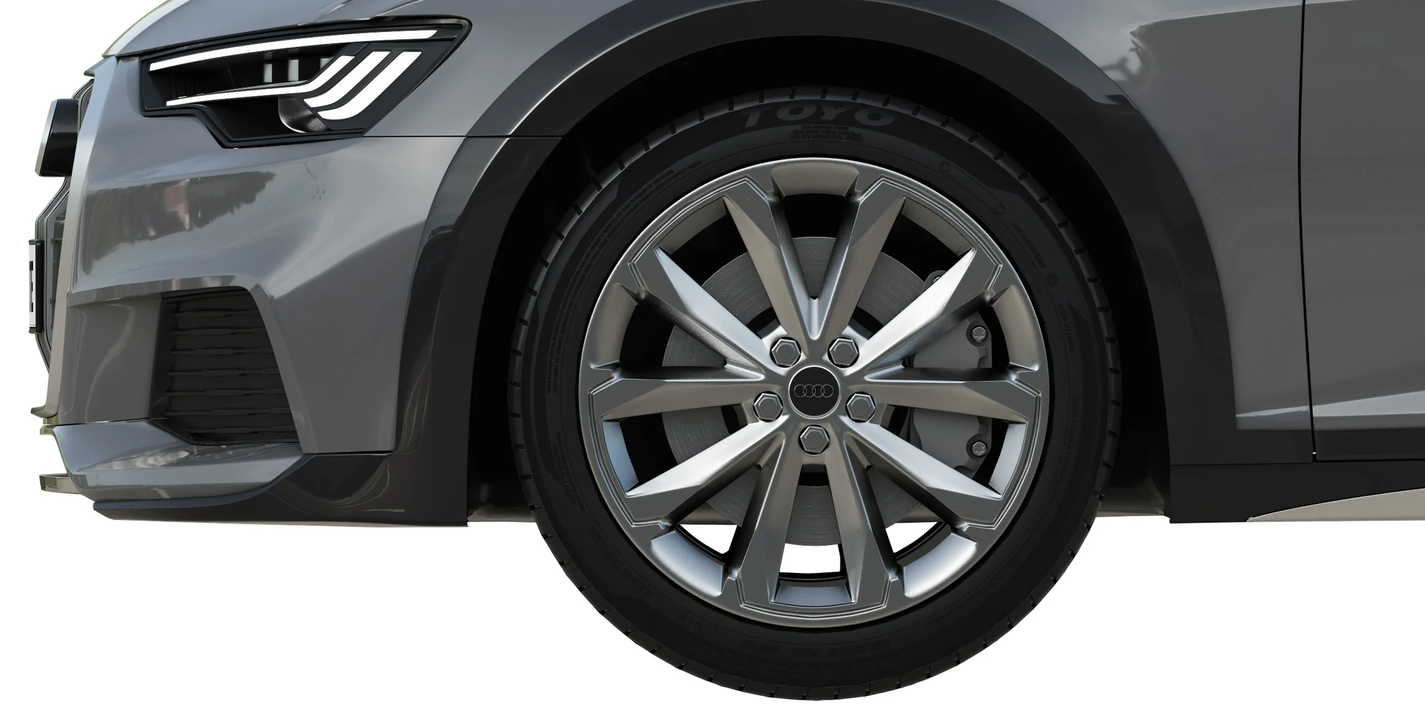 Audi A6 Allroad, 3D model preview 3