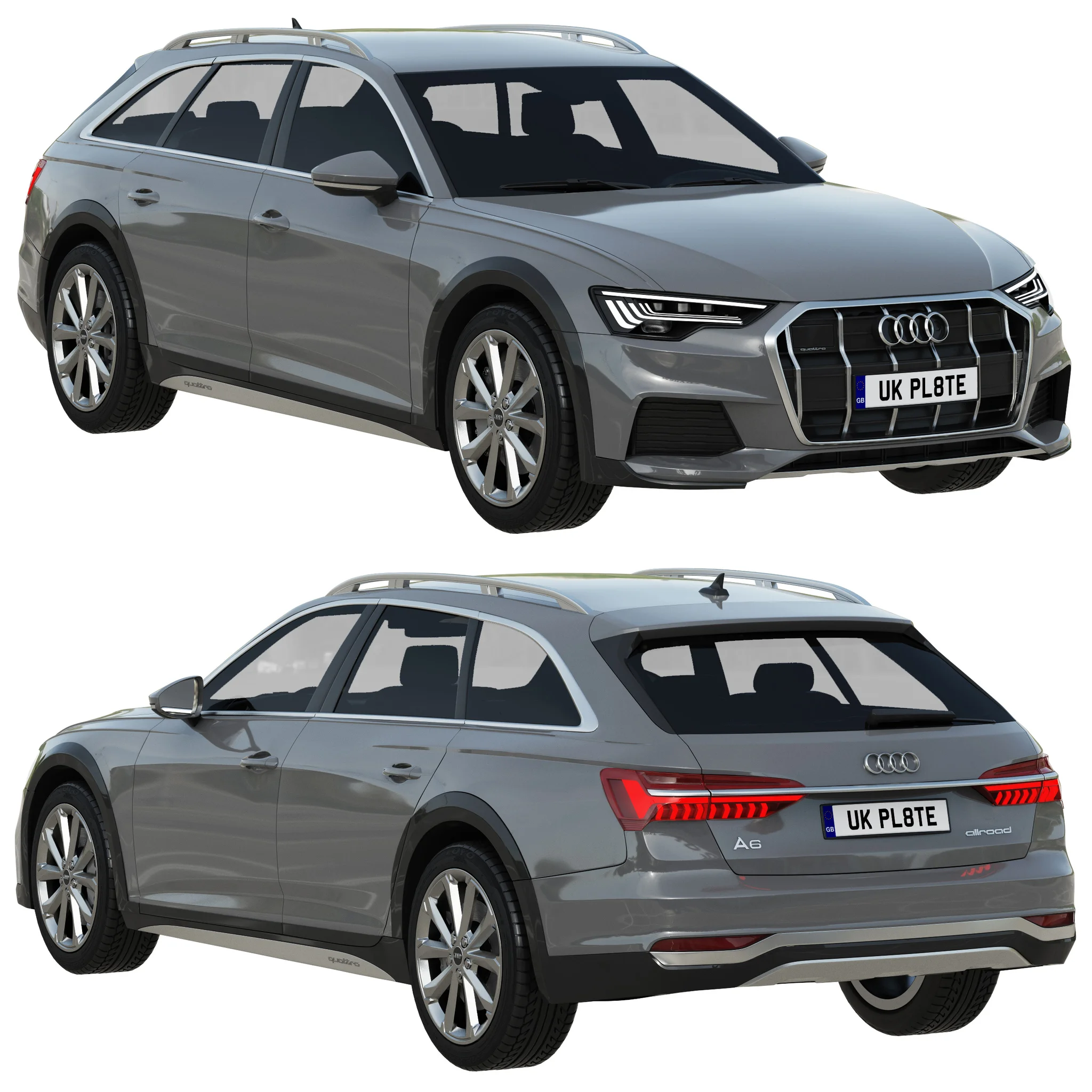 Audi A6 Allroad, 3D model preview 21