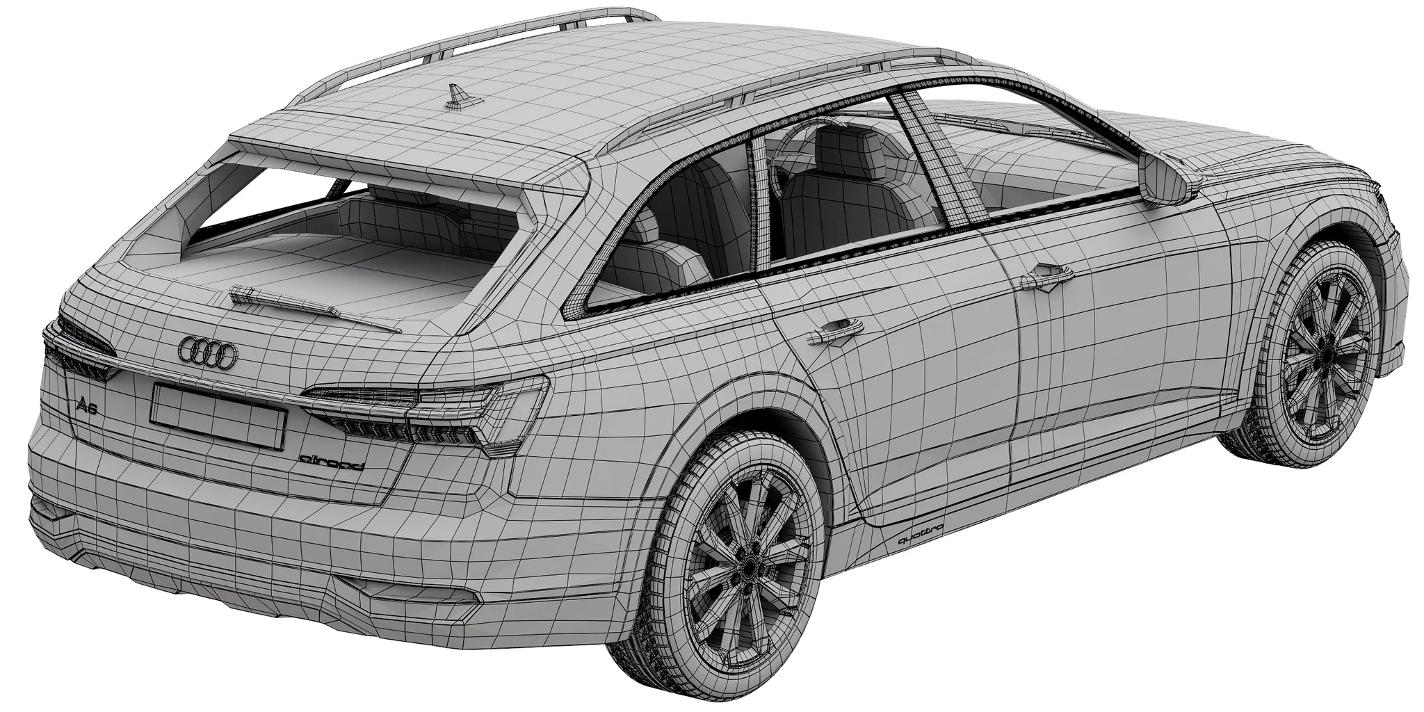 Audi A6 Allroad, 3D model preview 36