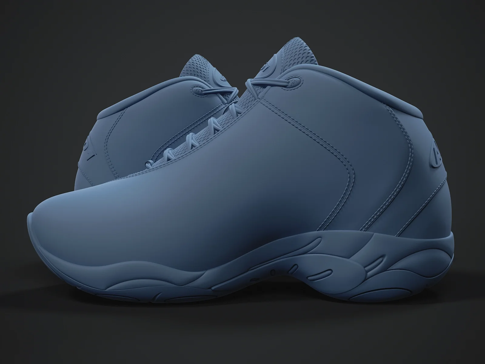 AND1 Tai-Chi sneaker (3d print Model), 3D model preview 3