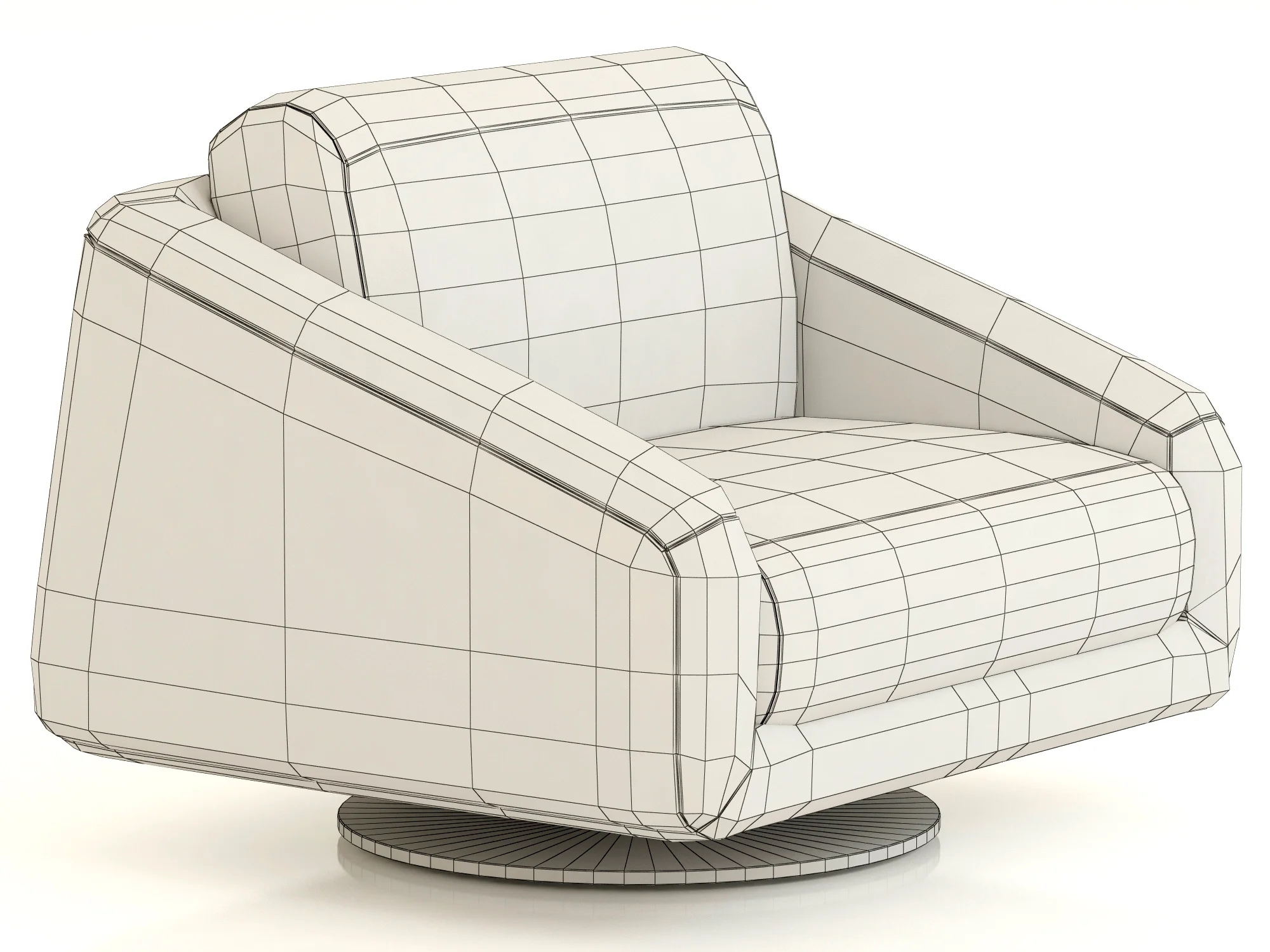 Ditre Italia Class Armchair — 3D model preview 10