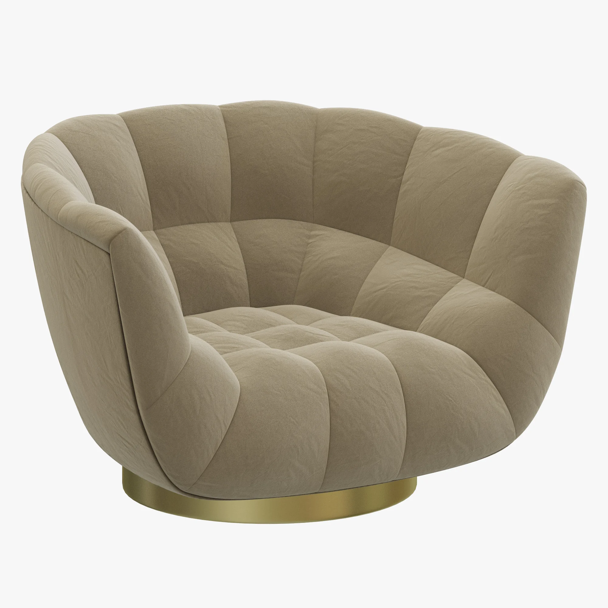 Brabbu Essex Armchair — 3D model preview 1