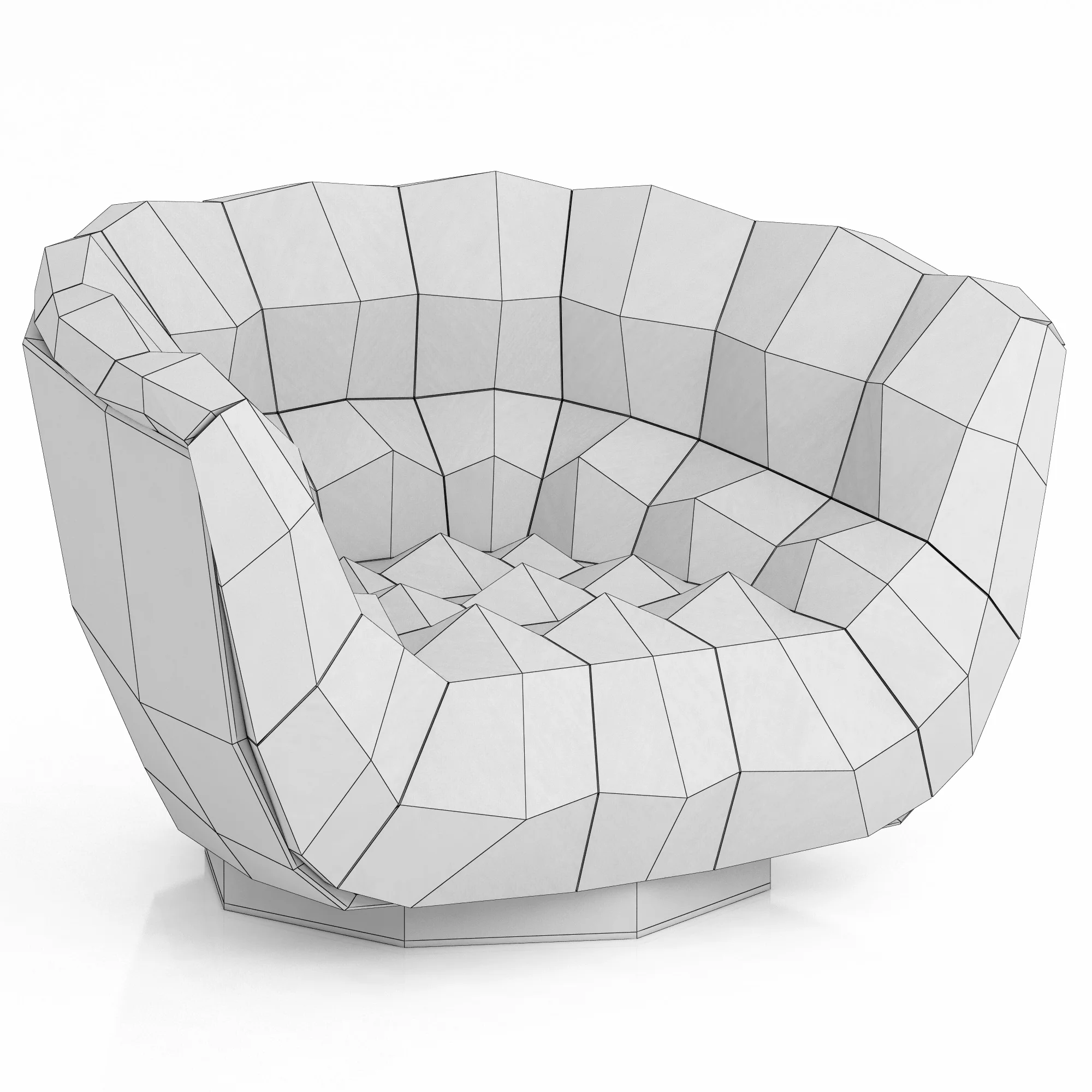 Brabbu Essex Armchair — 3D model preview 3