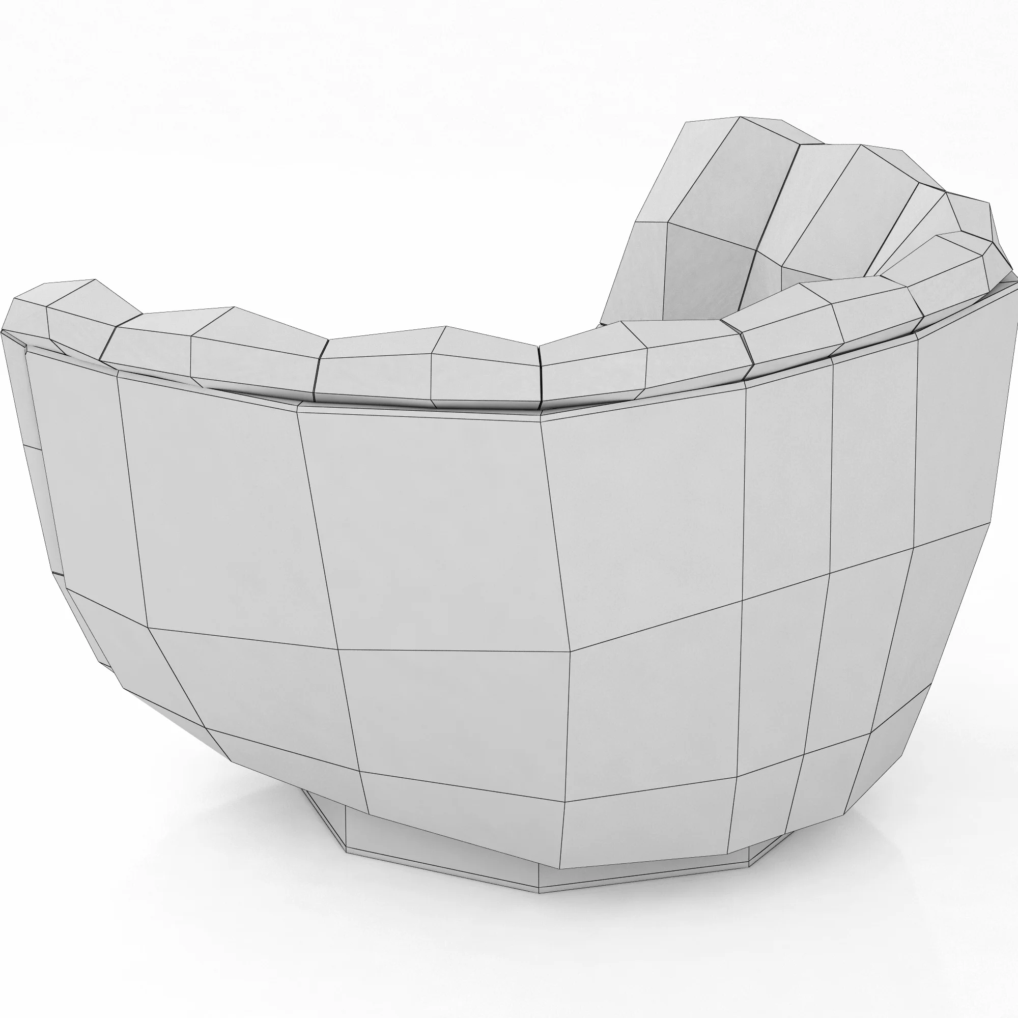 Brabbu Essex Armchair — 3D model preview 9