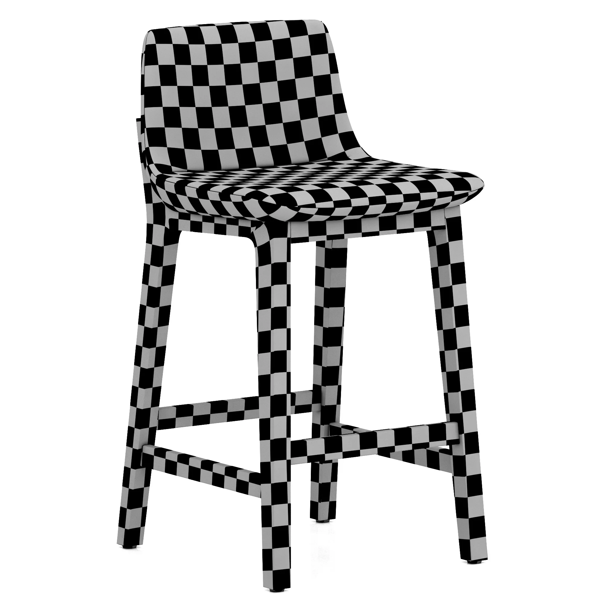 Poliform Sgabello Ventura Barstool — 3D model preview 10