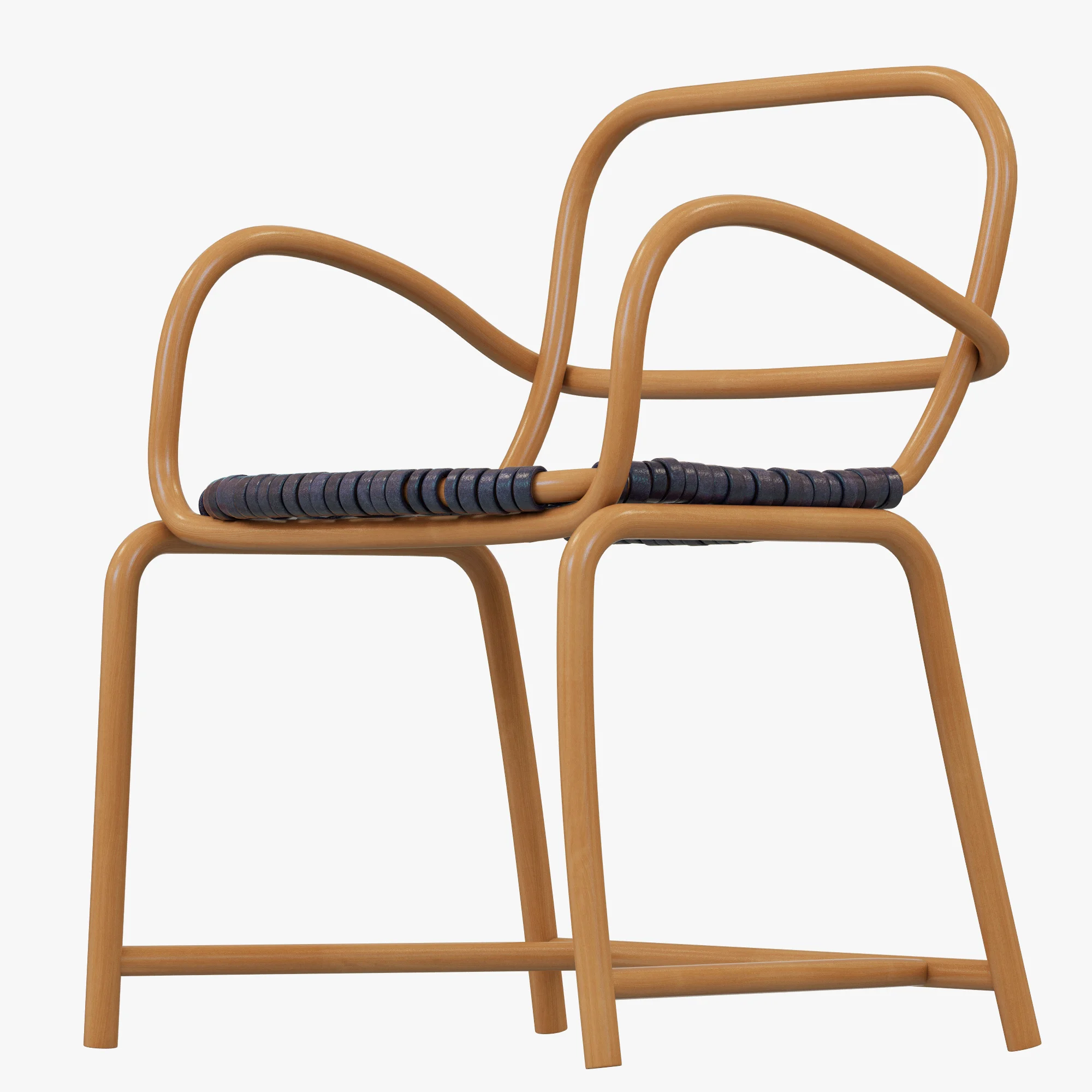 Baxter Manila Chair — 3D model preview 2