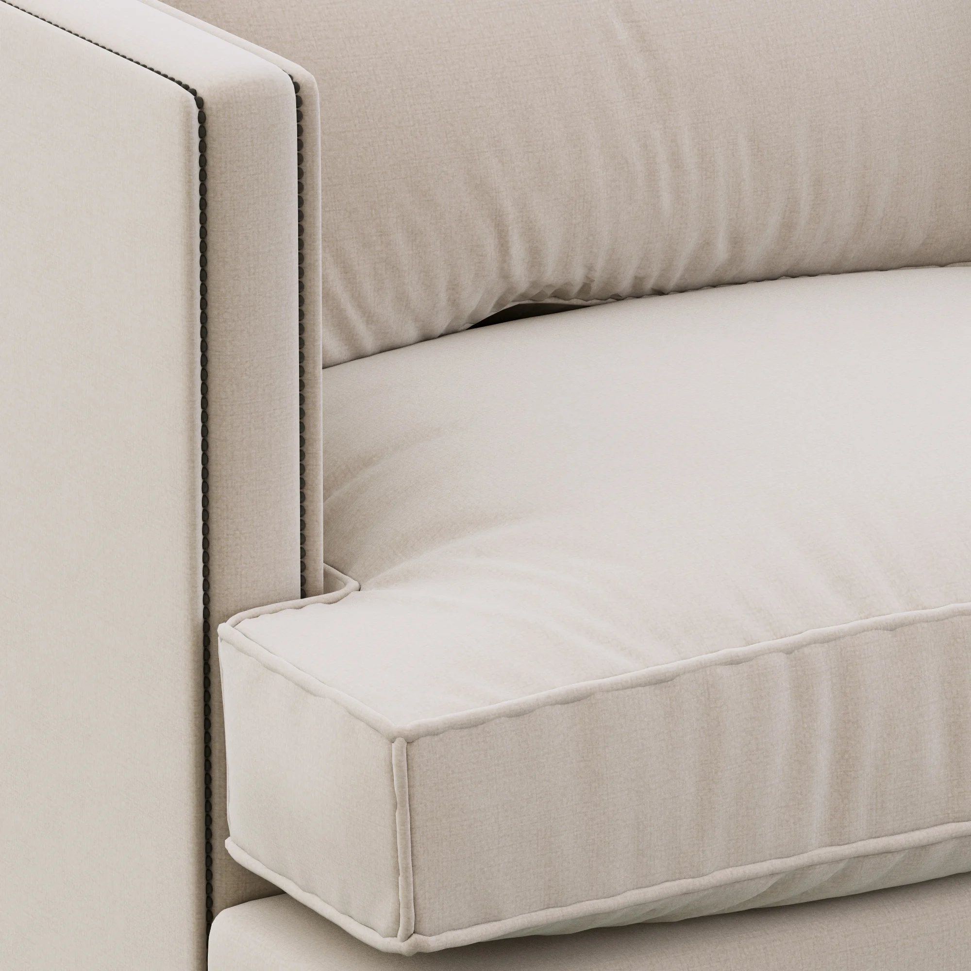 Restoration Hardware Easton Upholstered Chair — 3D model preview 3