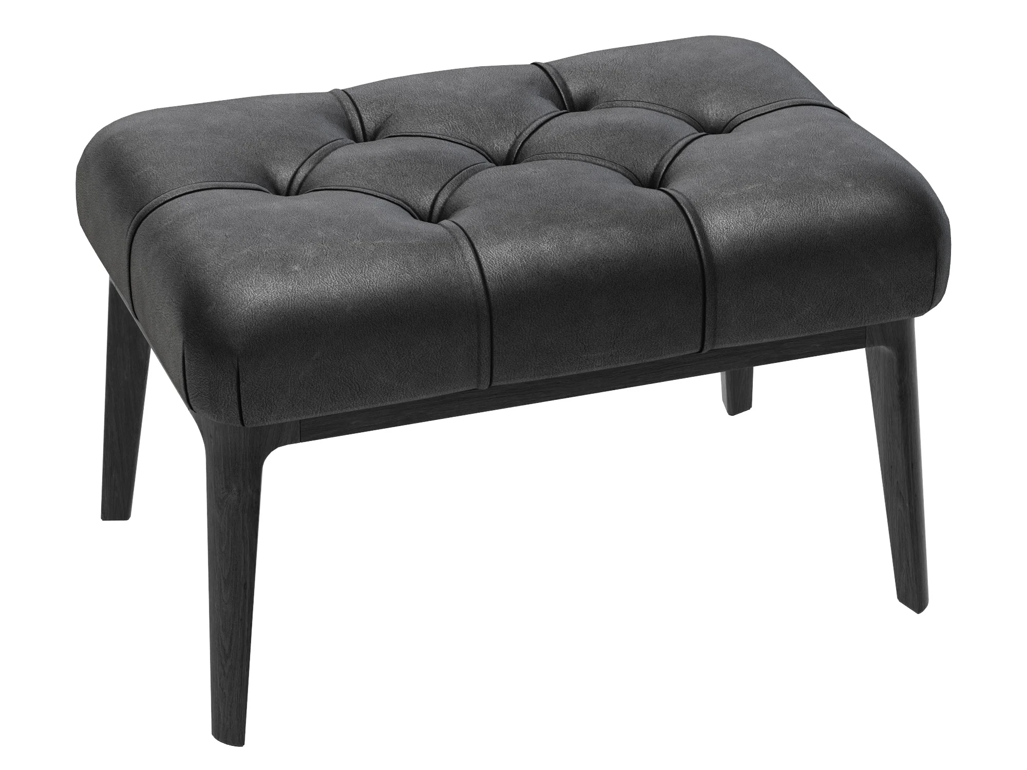 Poltrona Frau Glenn Ottoman — 3D model preview 1