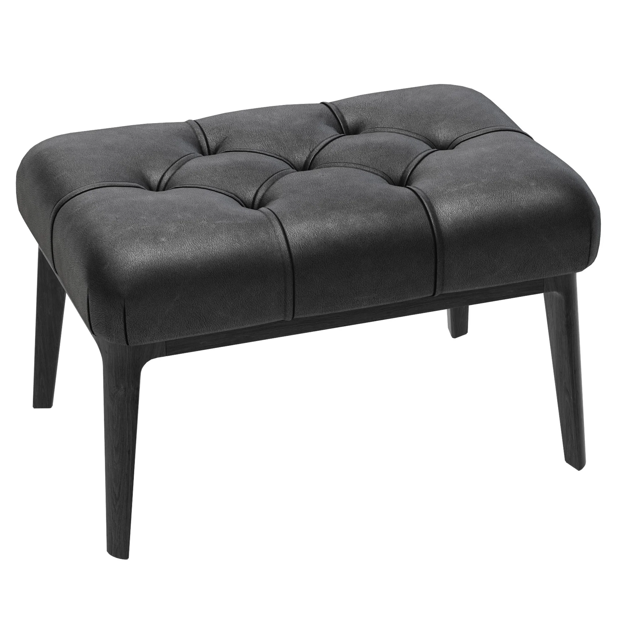 Poltrona Frau Glenn Ottoman — 3D model preview 2