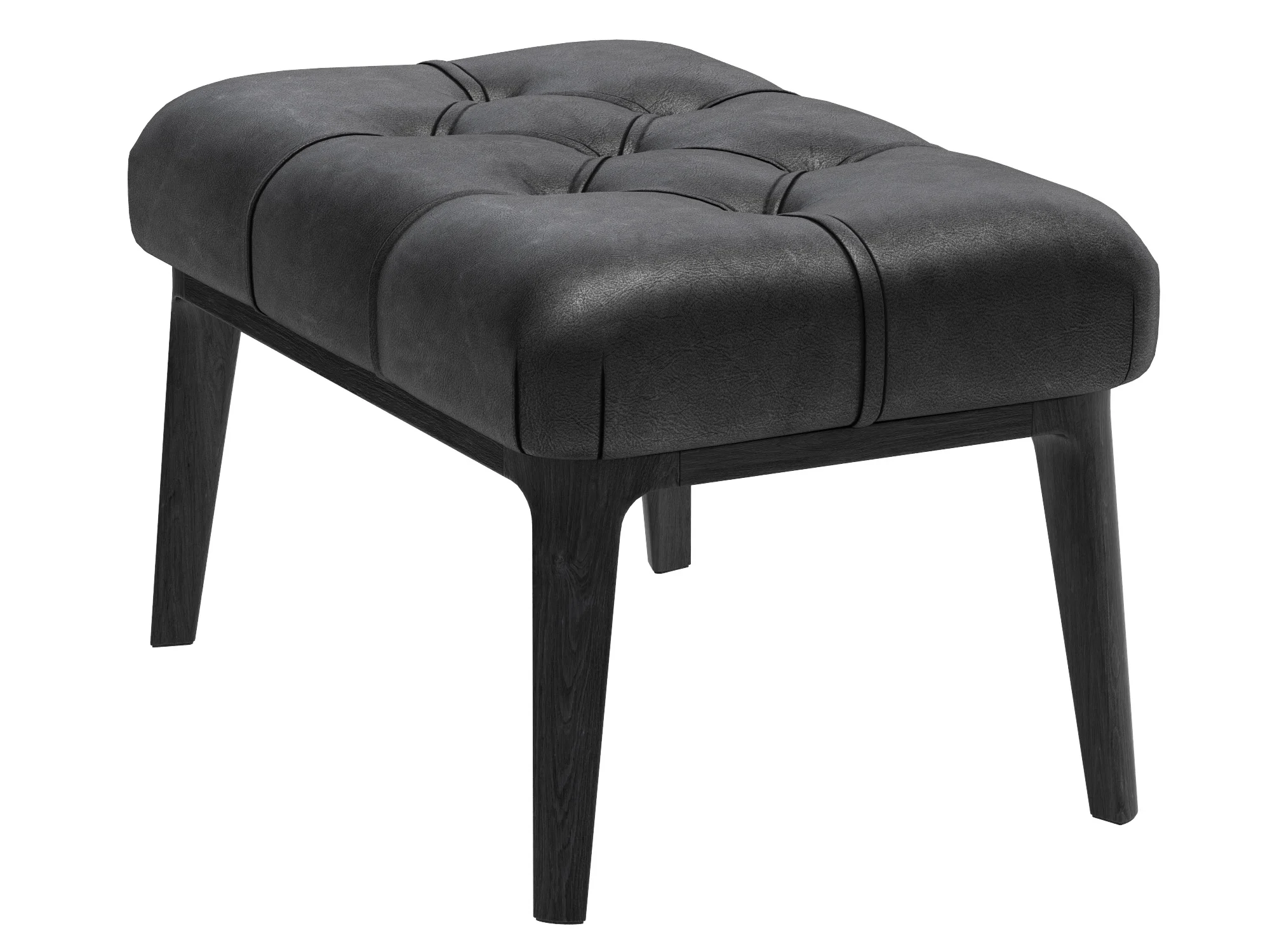 Poltrona Frau Glenn Ottoman — 3D model preview 3