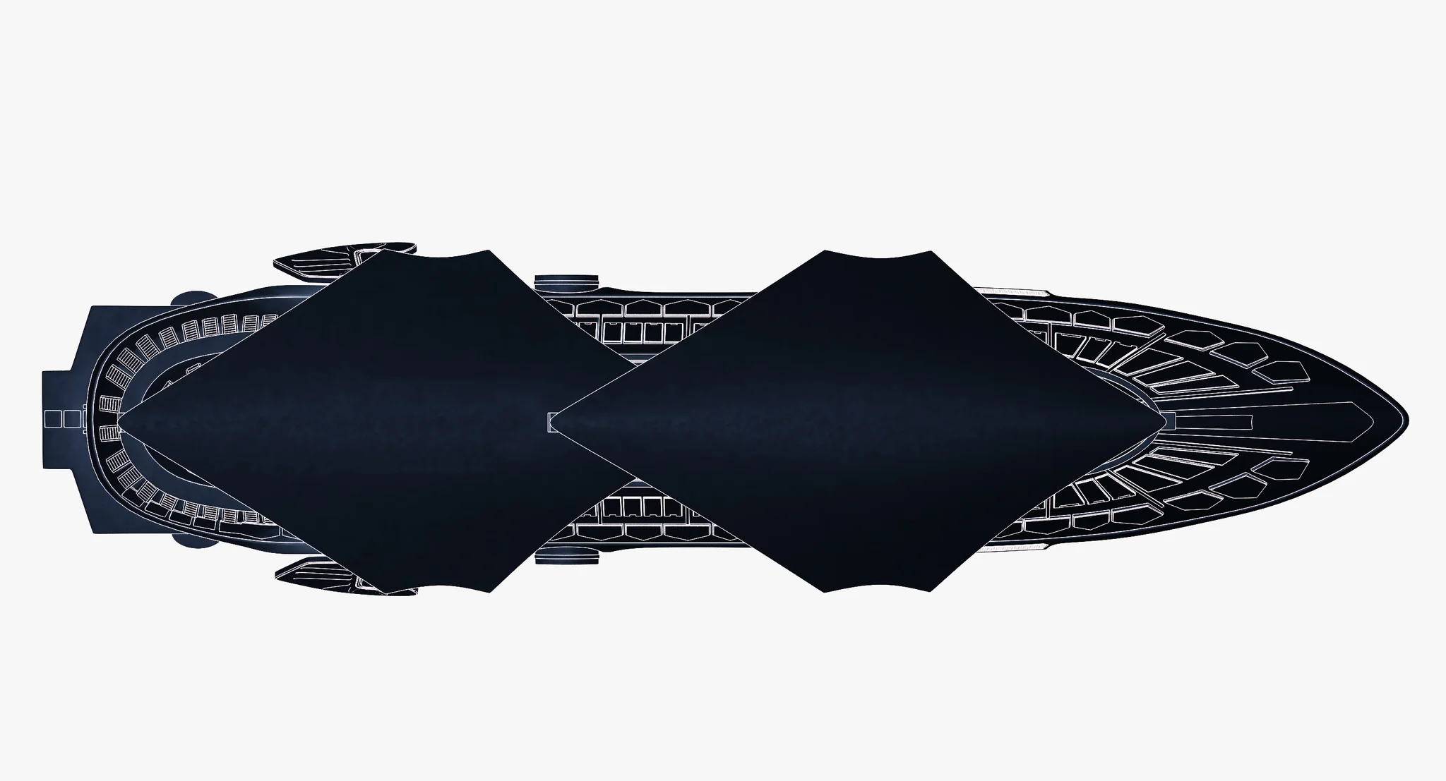 Jabba Sail Barge (Without Textures) — 3D model preview 11