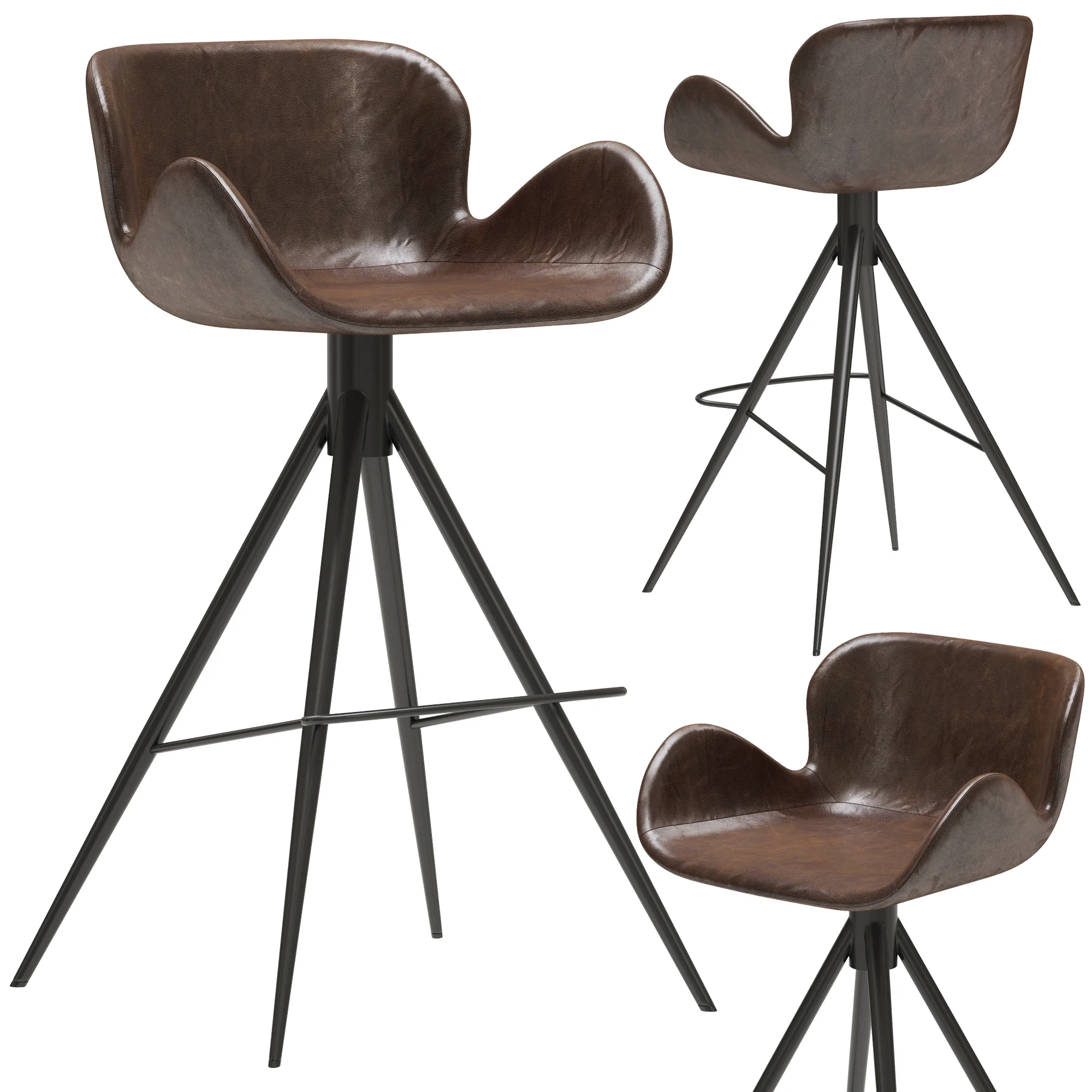 Deephouse Bolton Barstool — 3D model preview 2