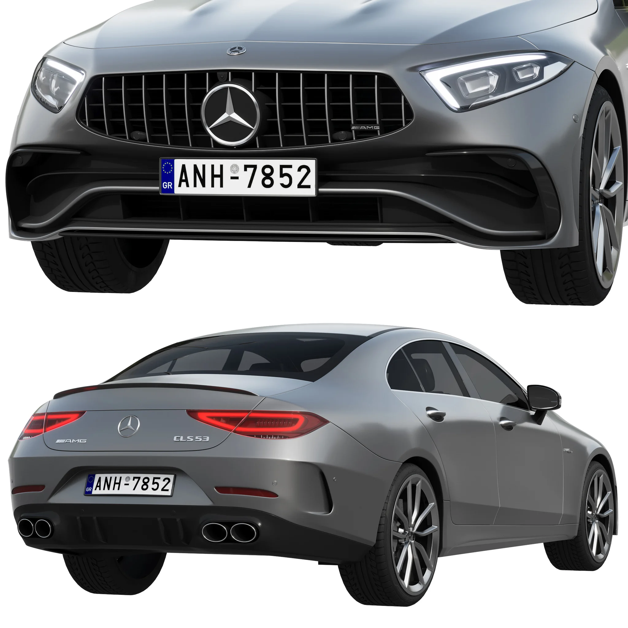 Mercedes Benz CLS AMG 2022, 3D model preview 3