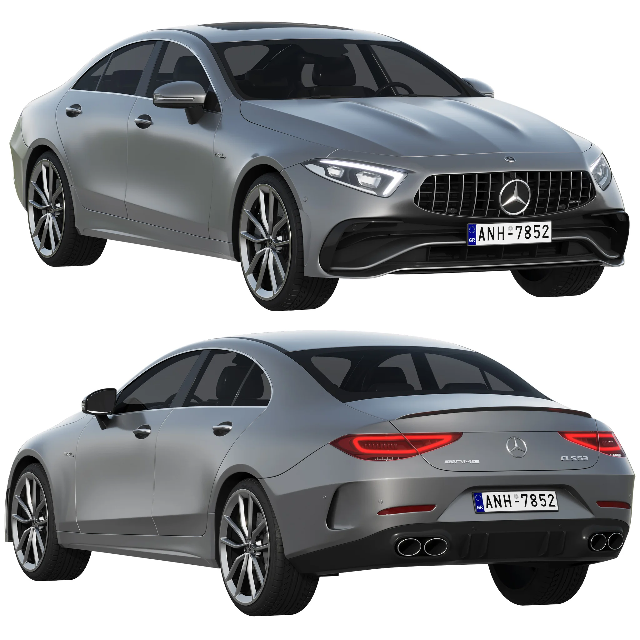 Mercedes Benz CLS AMG 2022, 3D model preview 16