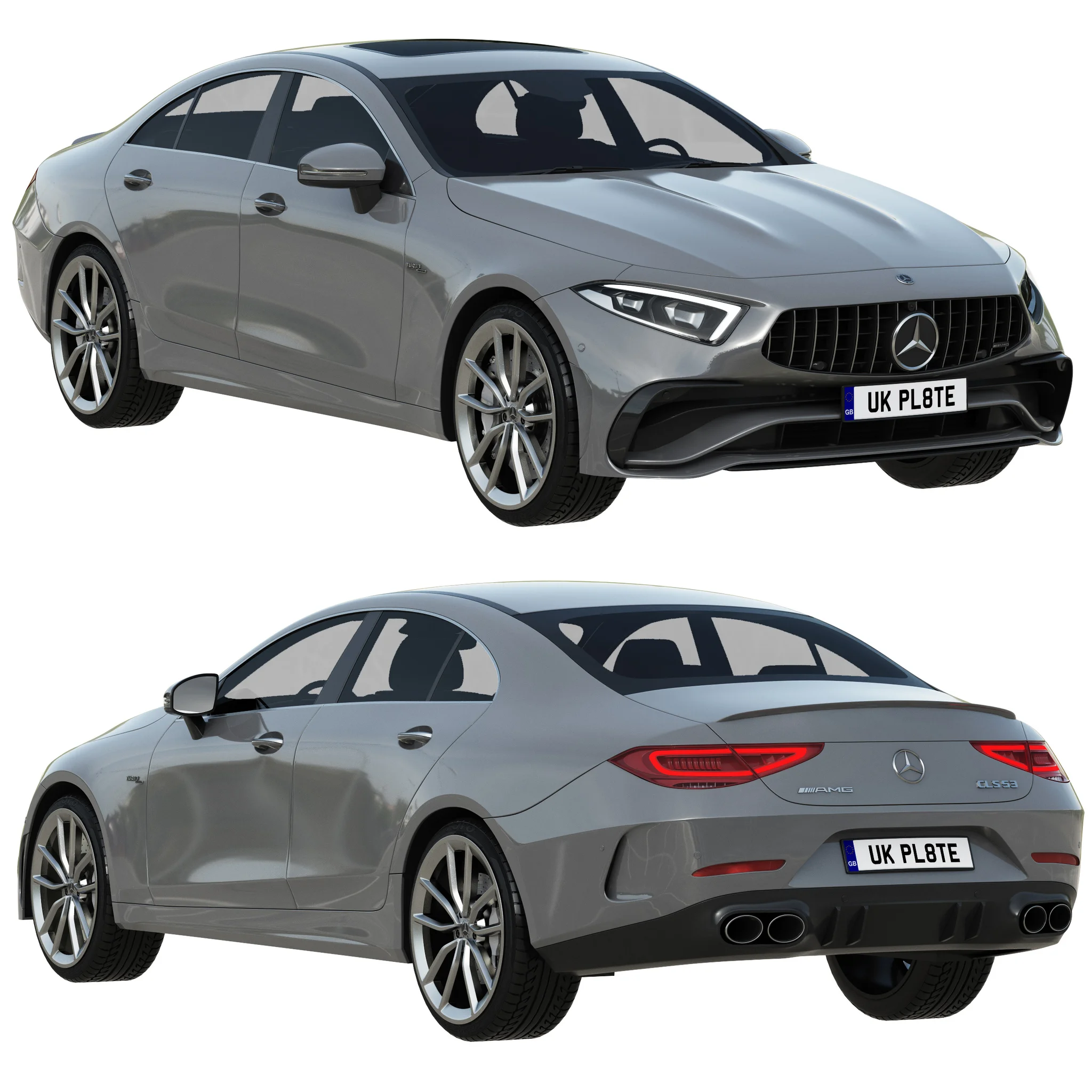 Mercedes Benz CLS AMG 2022, 3D model preview 21