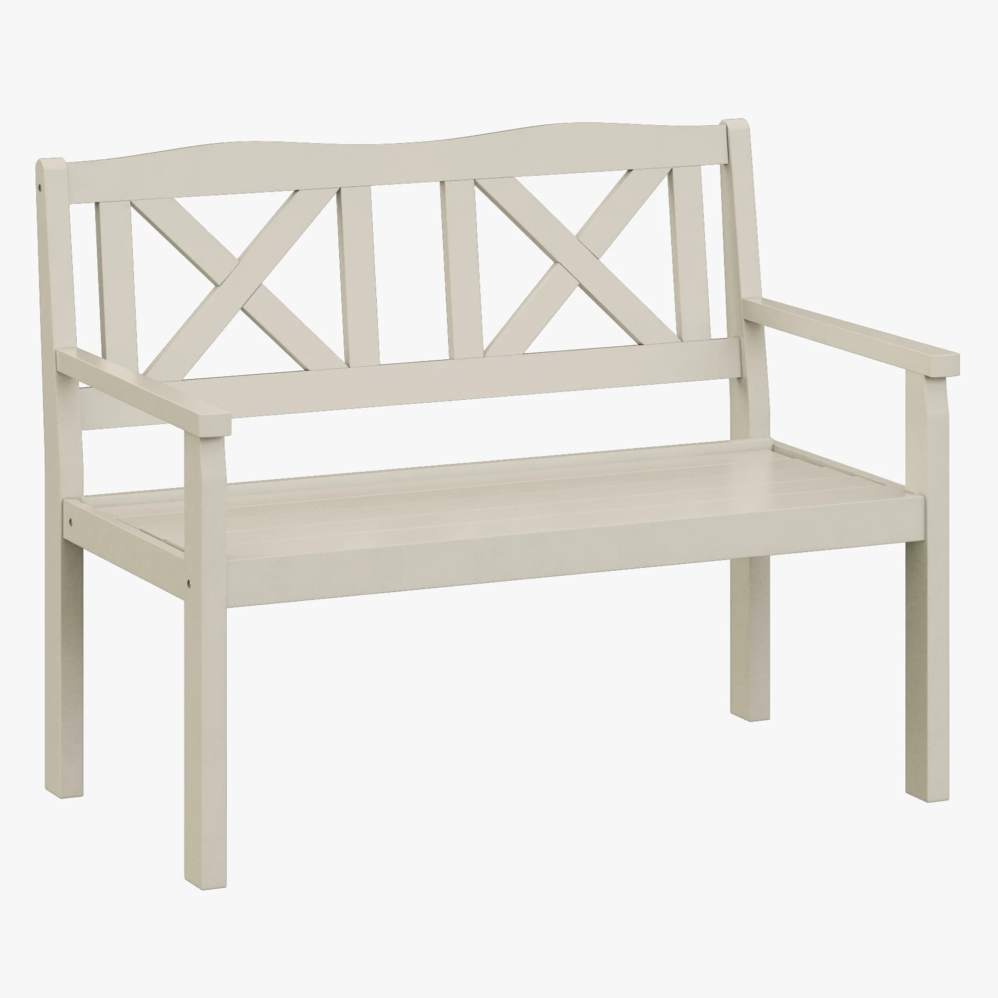 Solliden Bench — 3D model preview 2