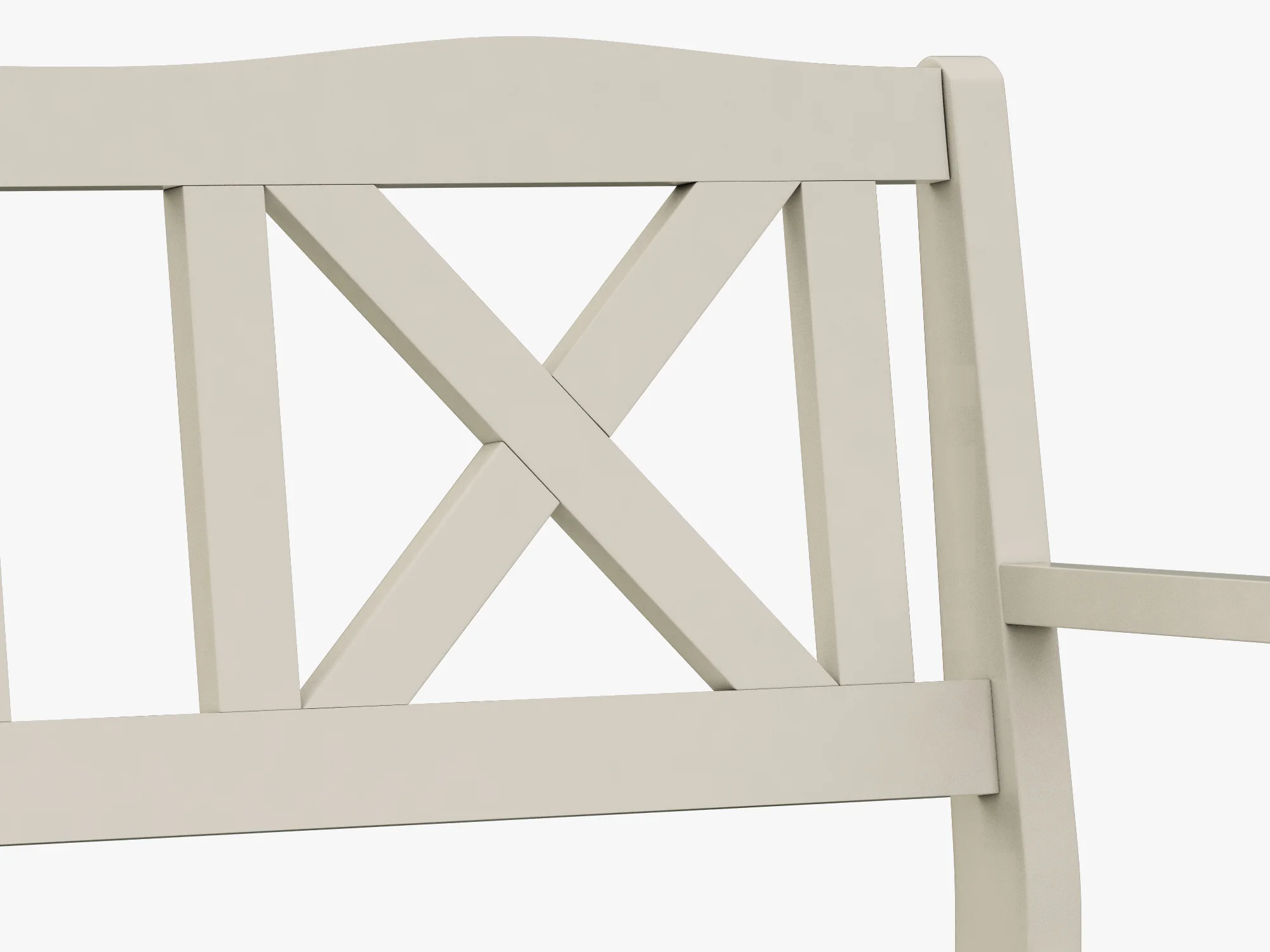 Solliden Bench — 3D model preview 6