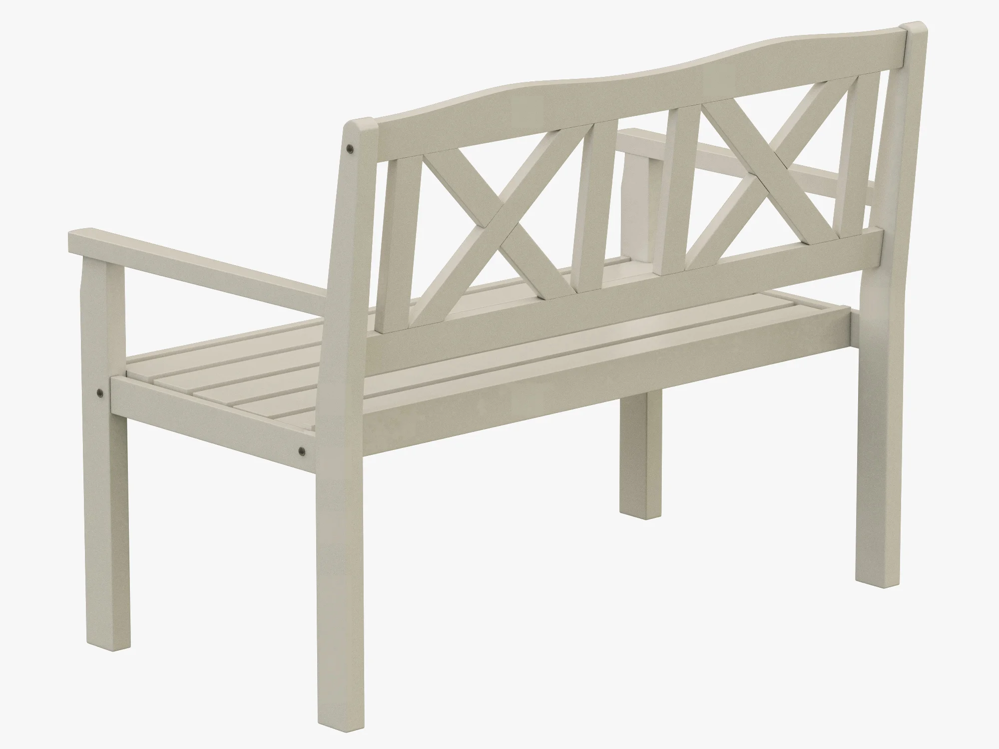 Solliden Bench — 3D model preview 7