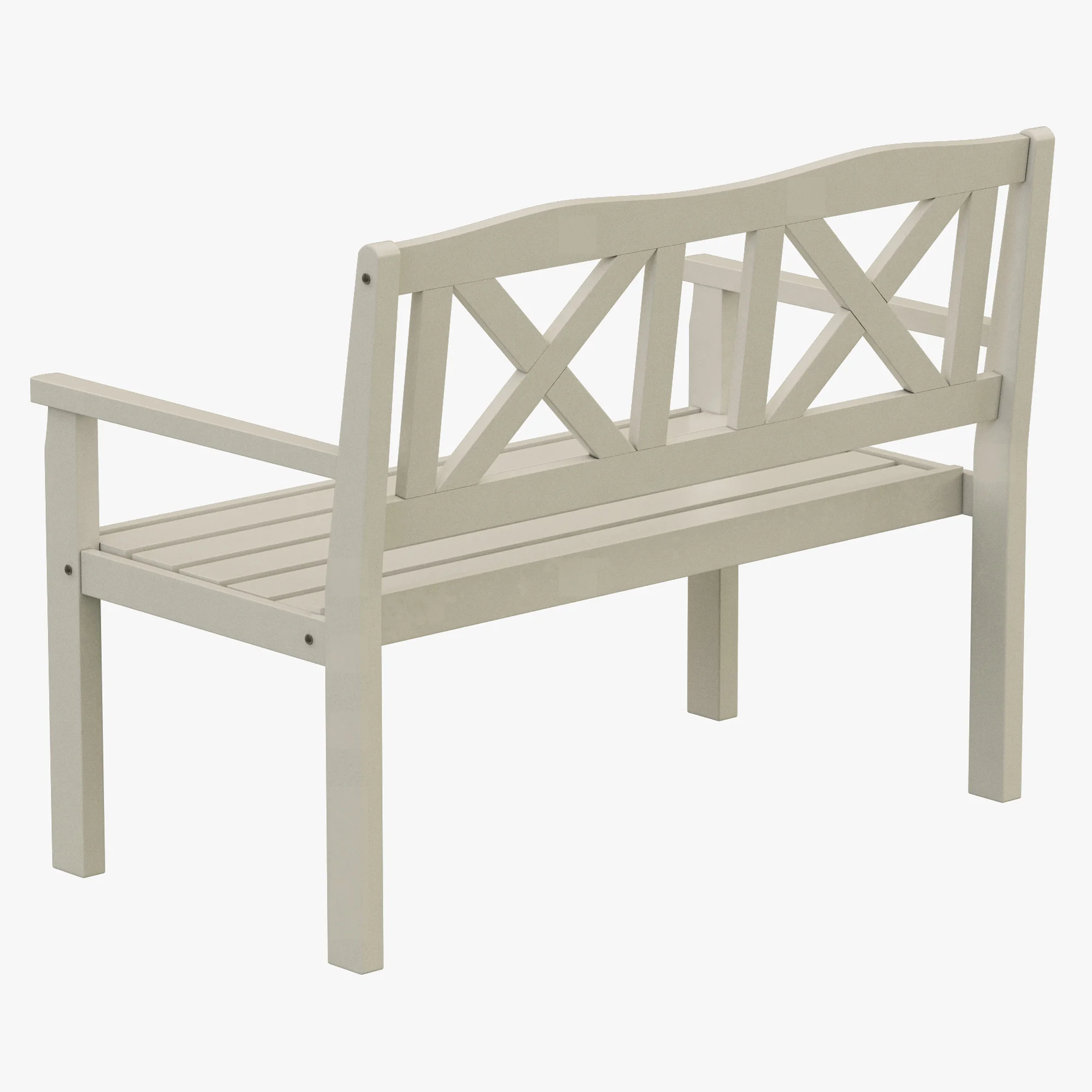 Solliden Bench — 3D model preview 8