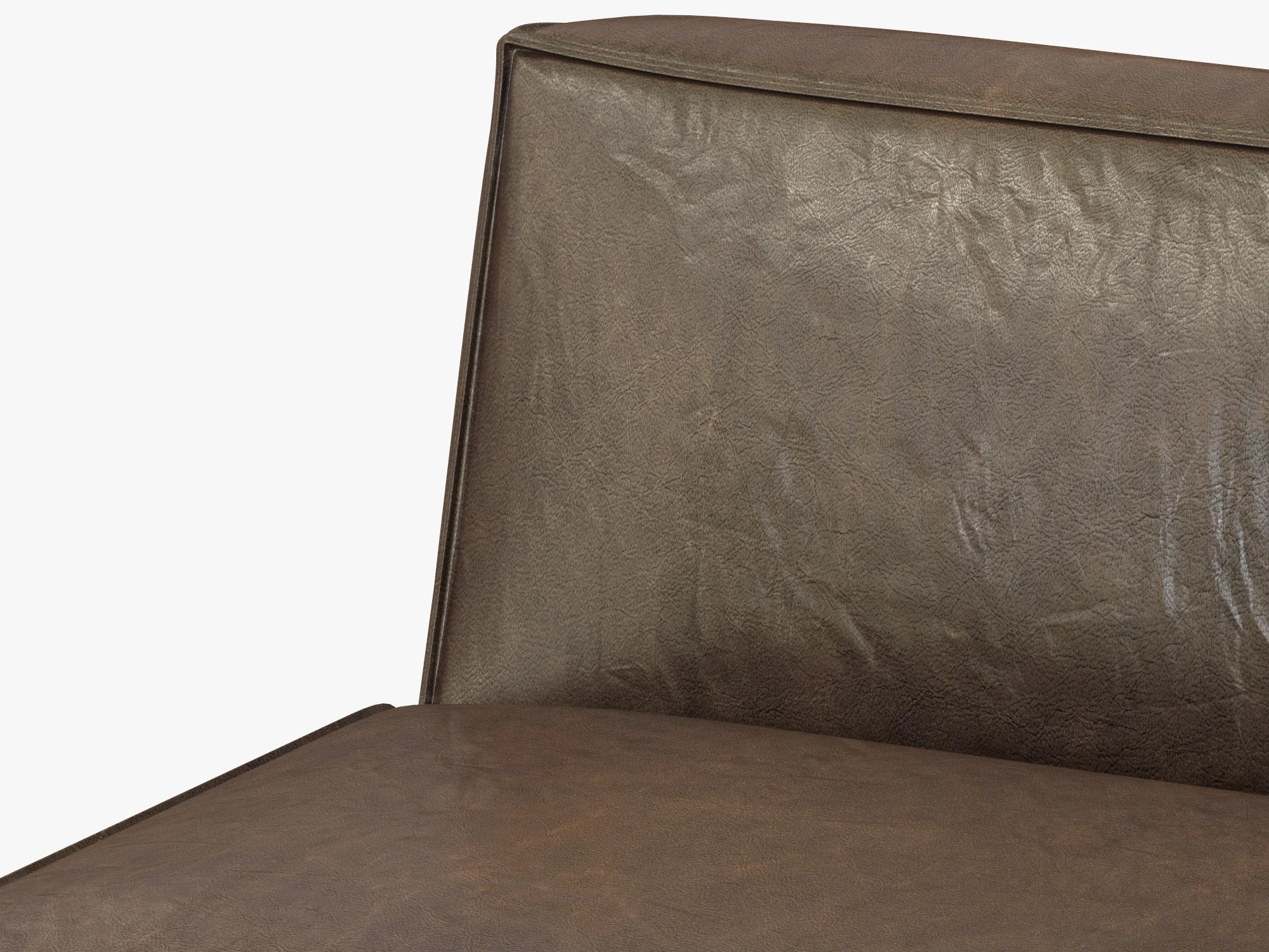 RH Modern Como Modular Right Arm Chair — 3D model preview 7