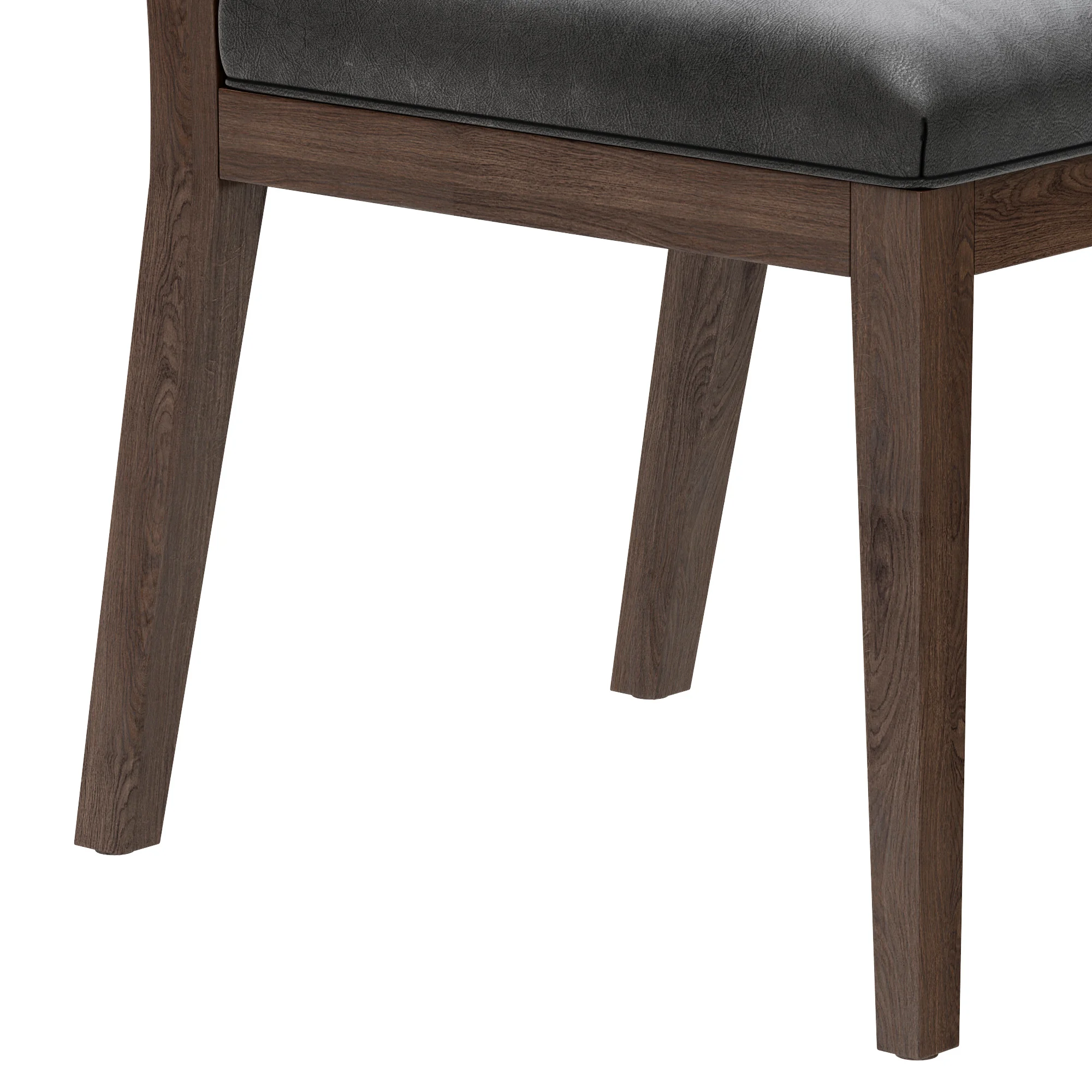 Restoration Hardware French Contemporary Tufted Square Chair — 3D model preview 5