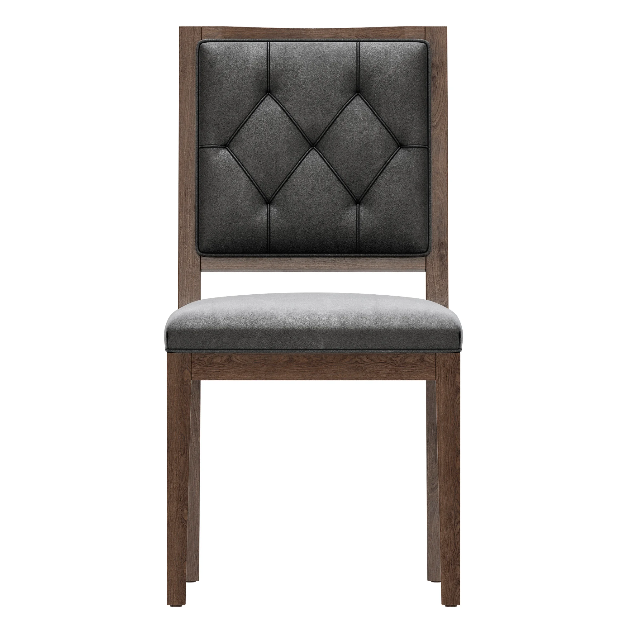 Restoration Hardware French Contemporary Tufted Square Chair — 3D model preview 6