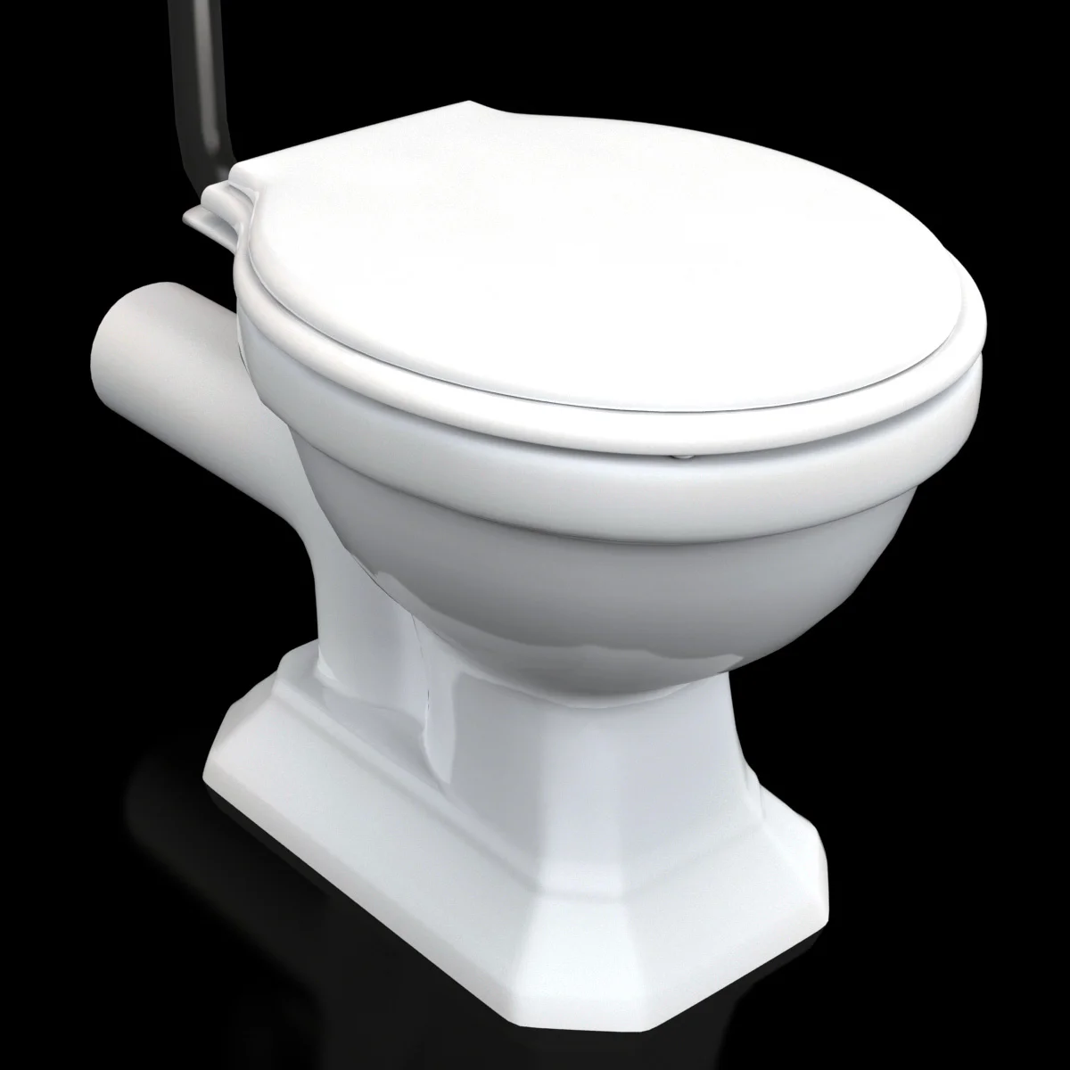 Heritage Granley High Level Cistern — 3D model preview 1