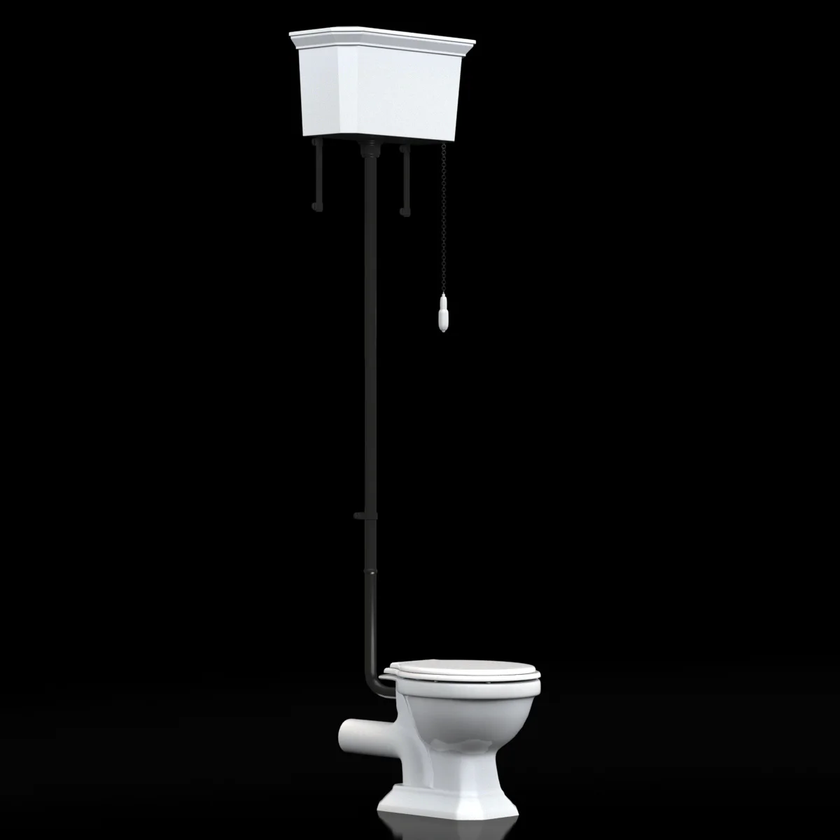 Heritage Granley High Level Cistern — 3D model preview 2