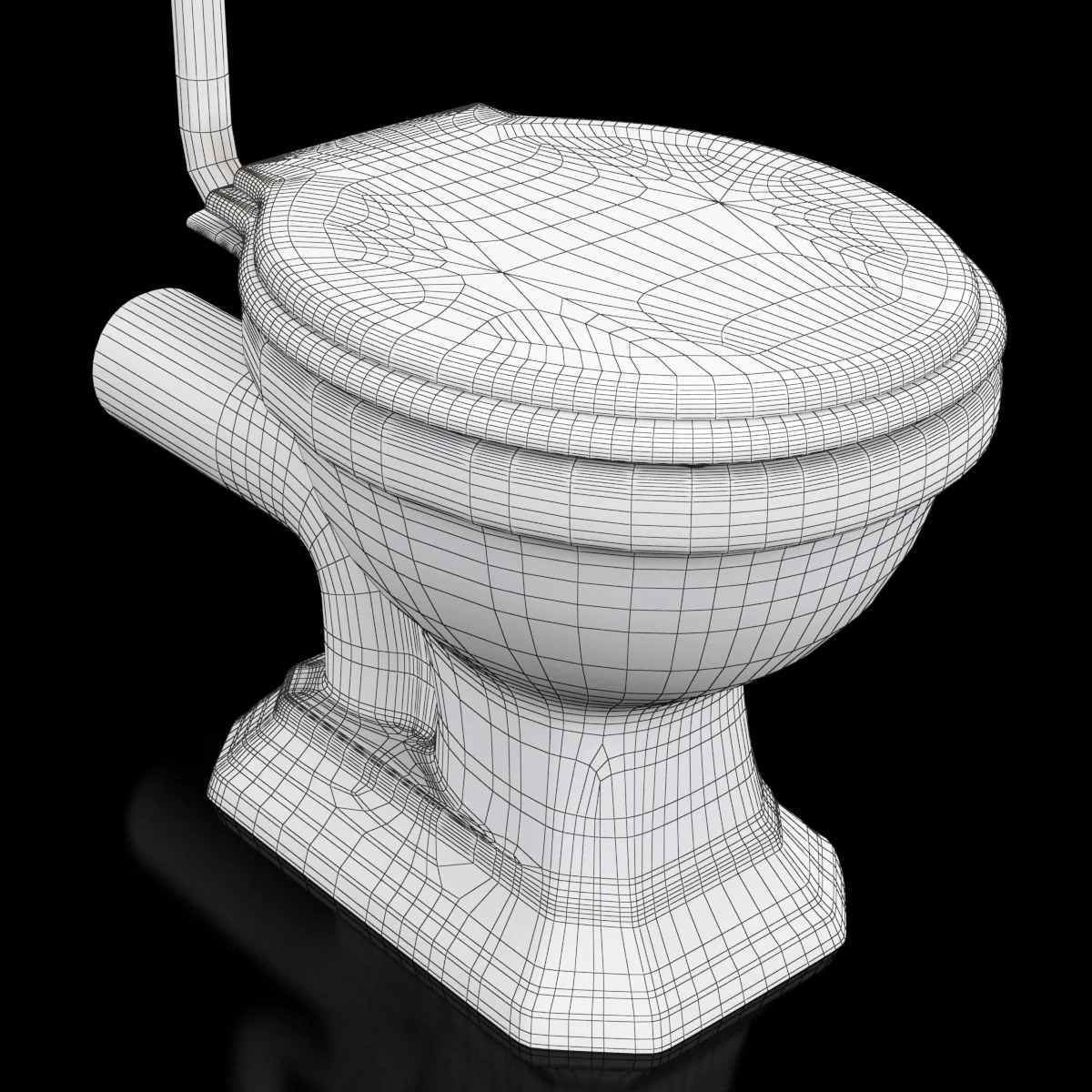 Heritage Granley High Level Cistern — 3D model preview 5