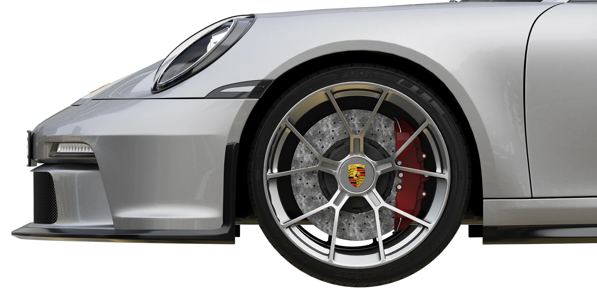 Porsche 911 GT3 Touring, 3D model preview 1