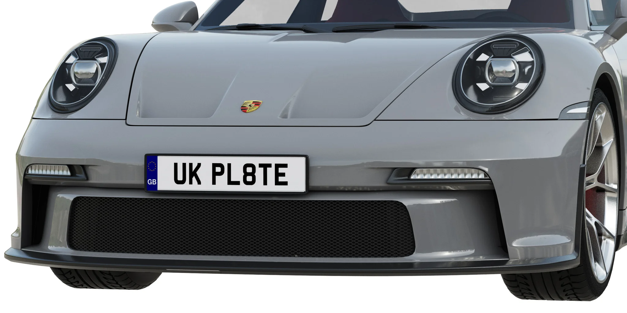 Porsche 911 GT3 Touring, 3D model preview 4