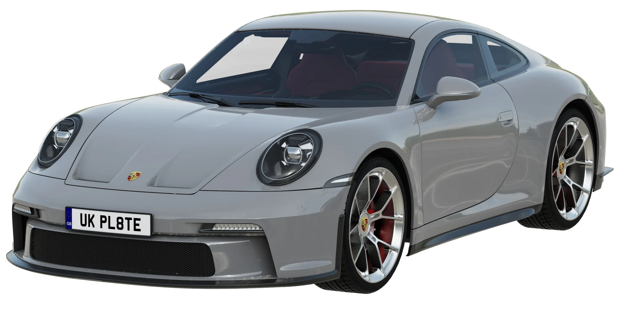 Porsche 911 GT3 Touring, 3D model preview 14
