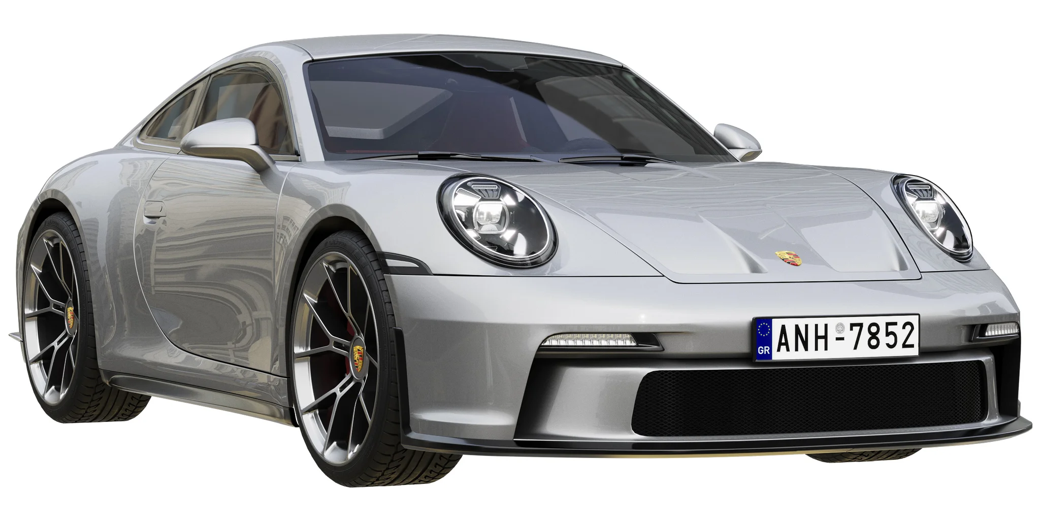 Porsche 911 GT3 Touring, 3D model preview 16