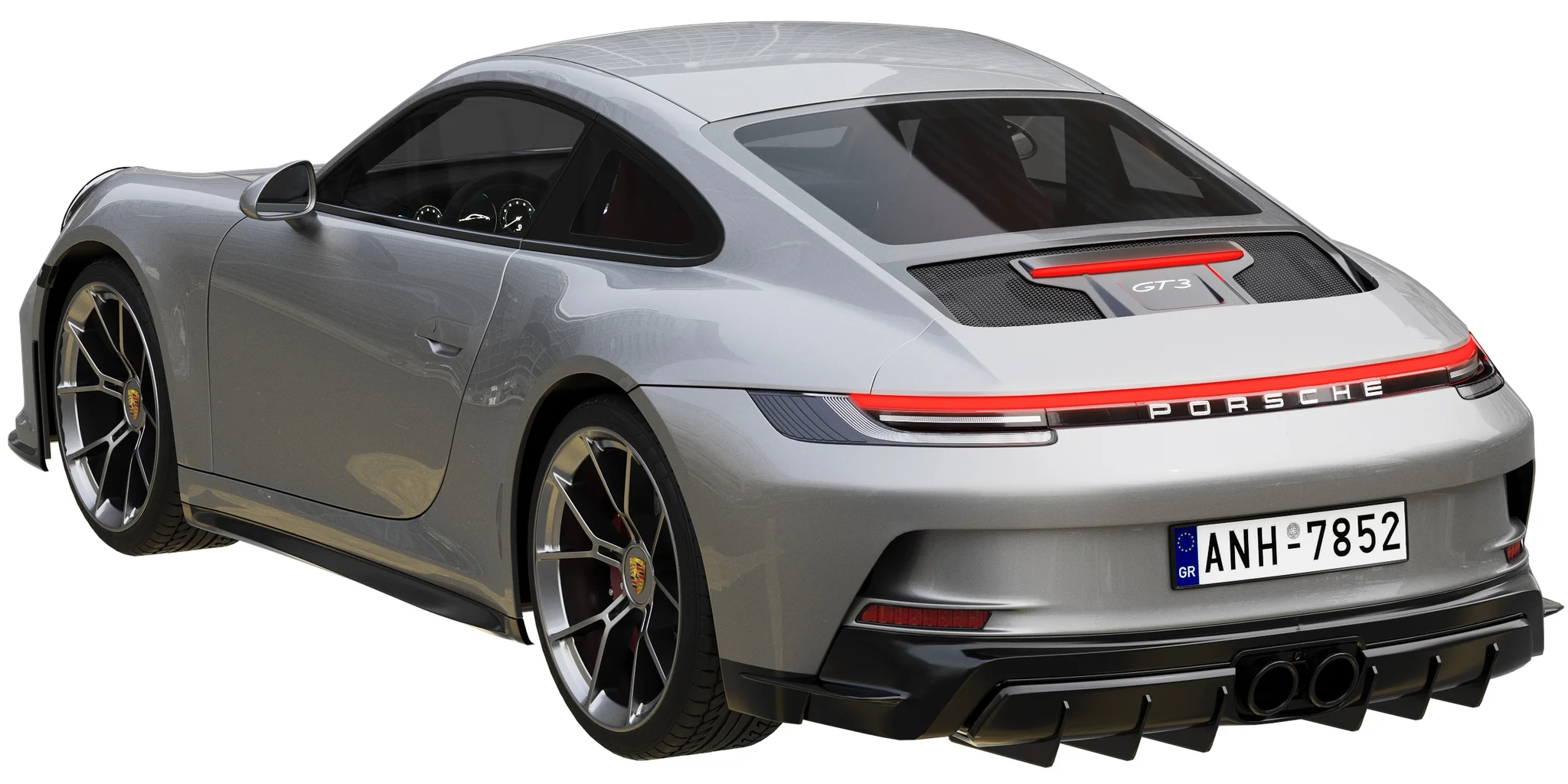 Porsche 911 GT3 Touring, 3D model preview 22